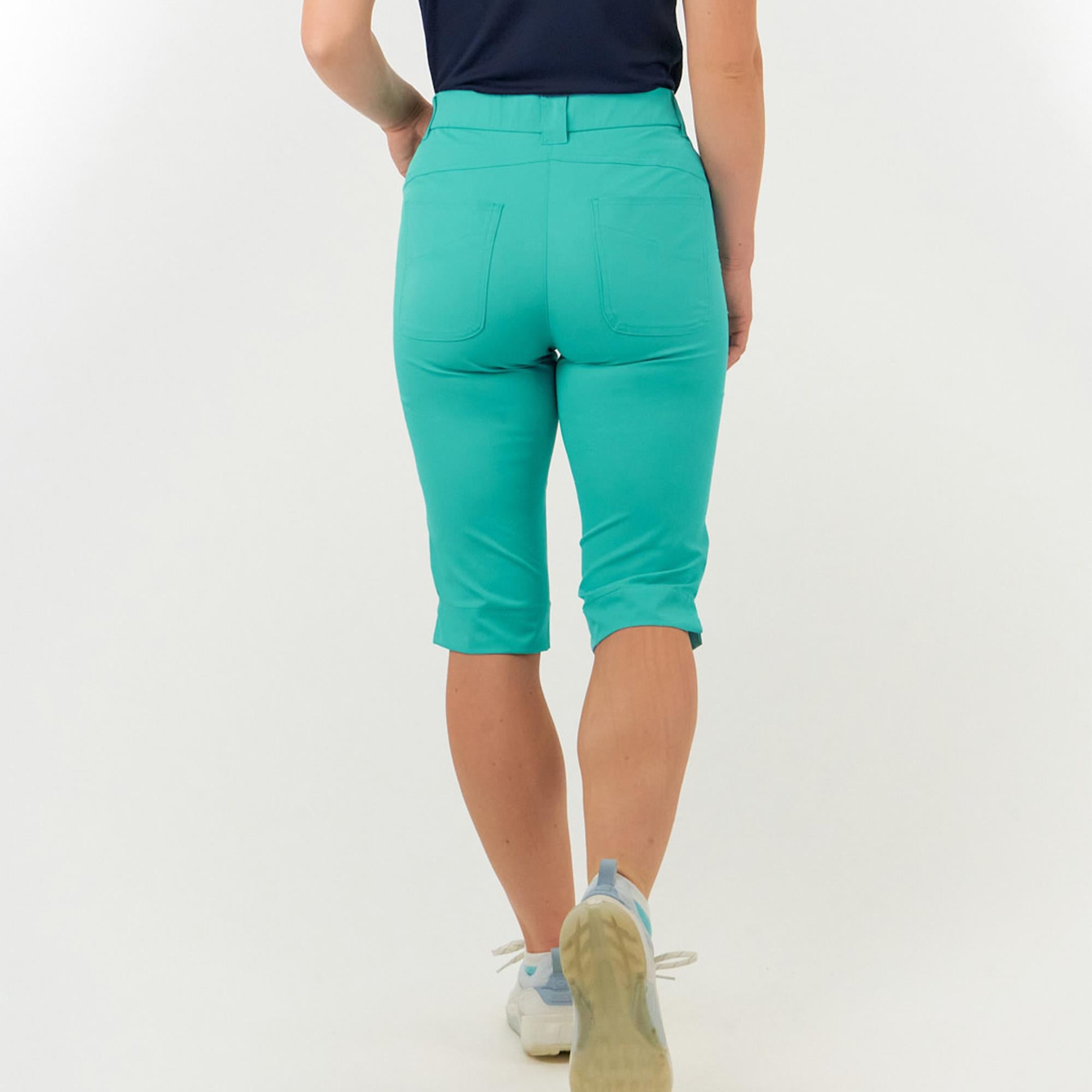 Pure Golf Trust2 Ladies Golf Bermuda Shorts Ocean Blue 60CM