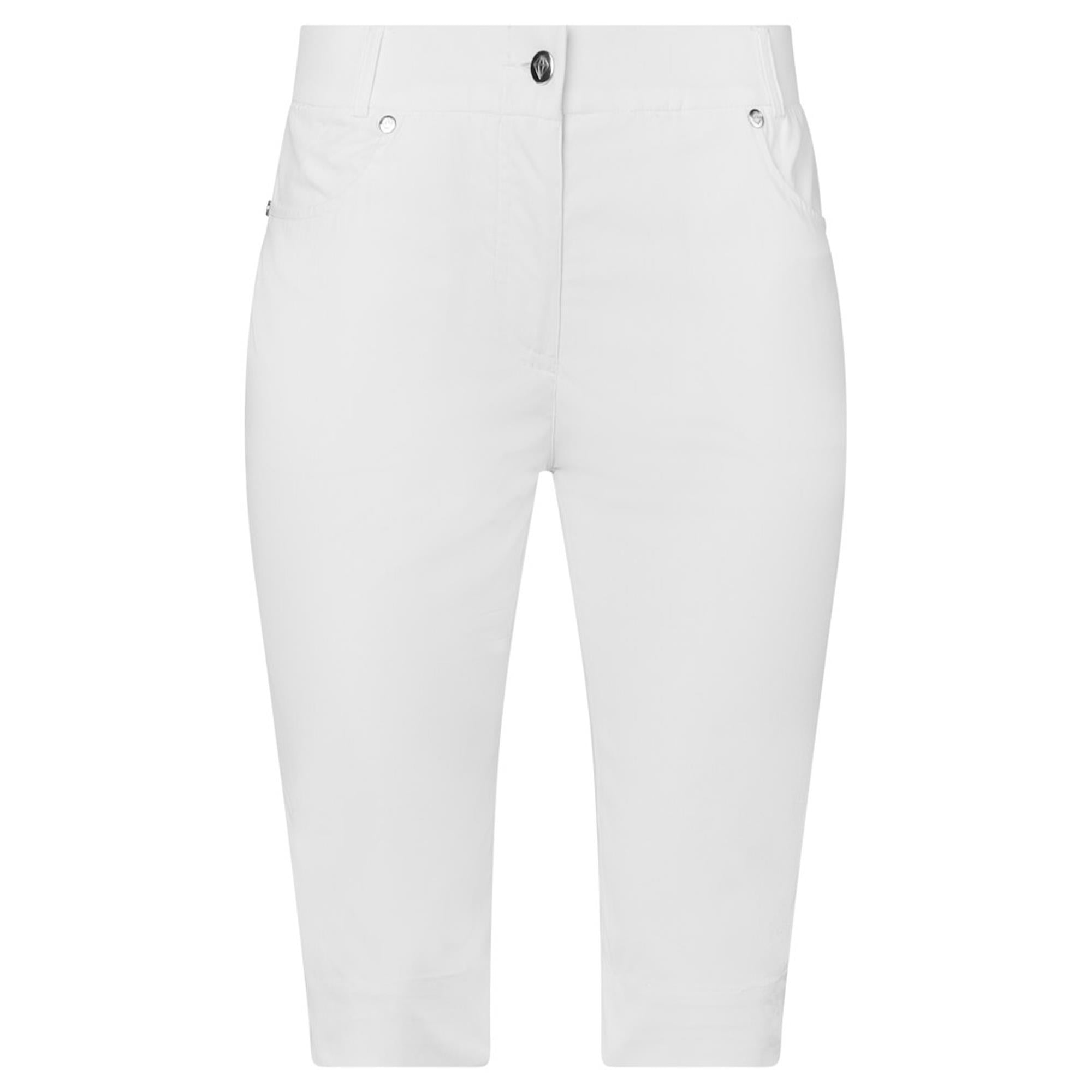 Pure Golf Trust2 Ladies Golf Bermuda Shorts White 60CM