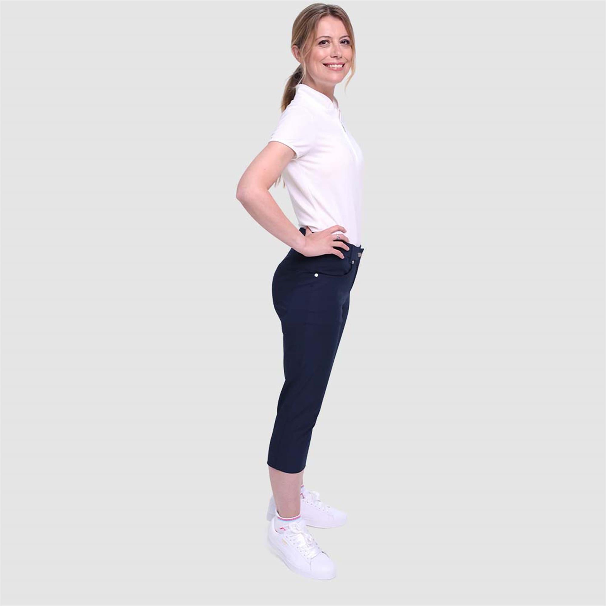 Pure Golf Trust2 Ladies Golf Capri Navy 70CM