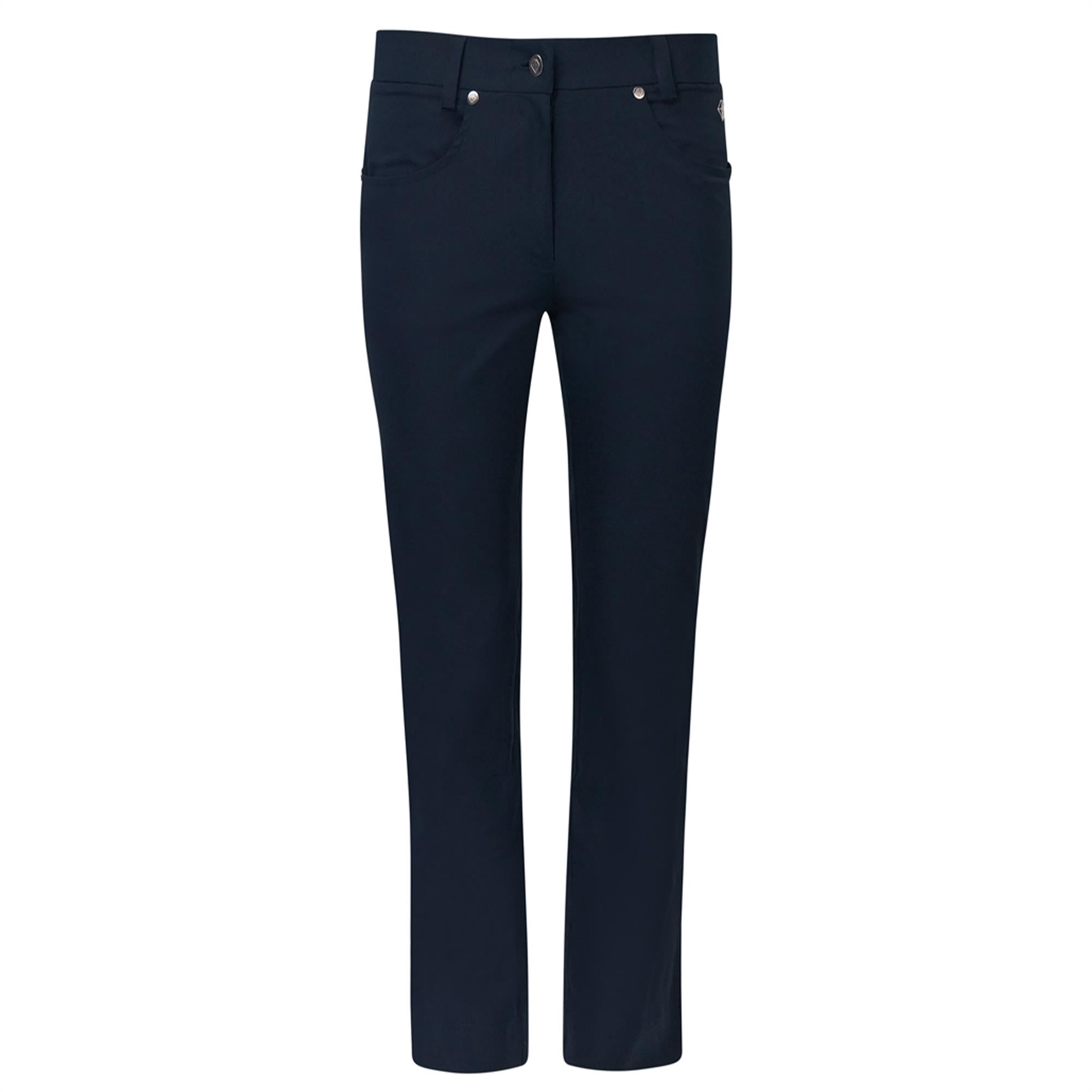 Pure Golf Trust2 Ladies Golf Trousers Navy 27 Inch