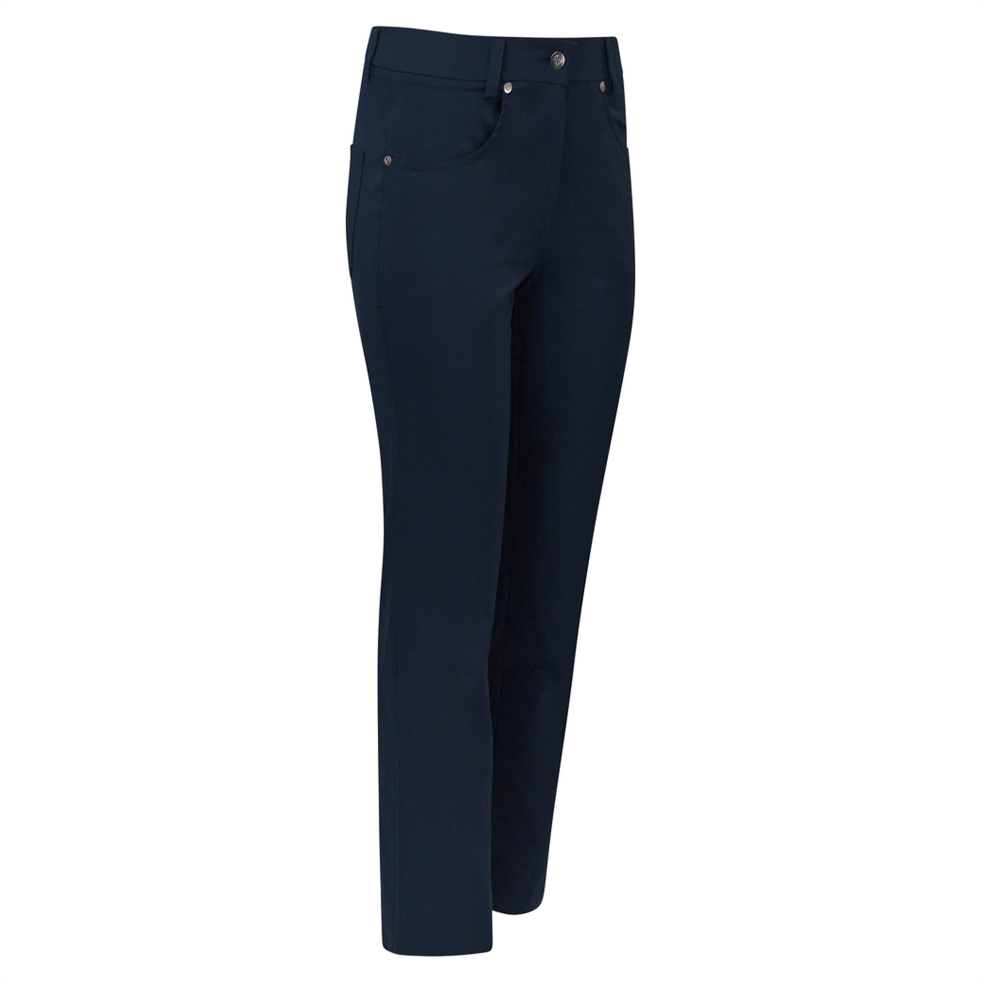 Pure Golf Trust2 Ladies Golf Trousers Navy 27 Inch