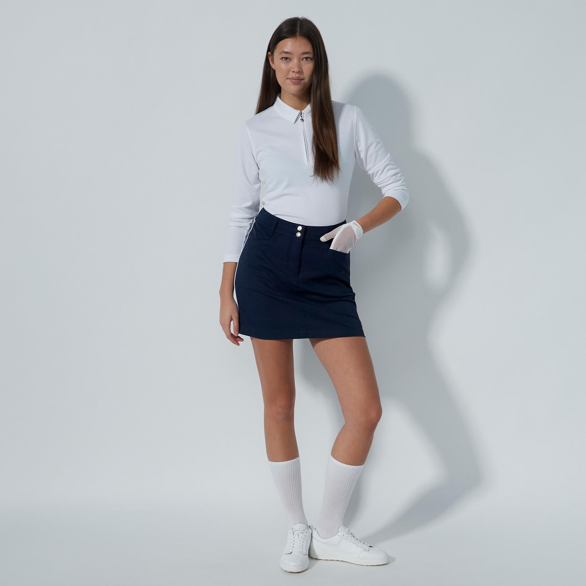 Daily Sports Glam Ladies Golf Skort Navy 45CM