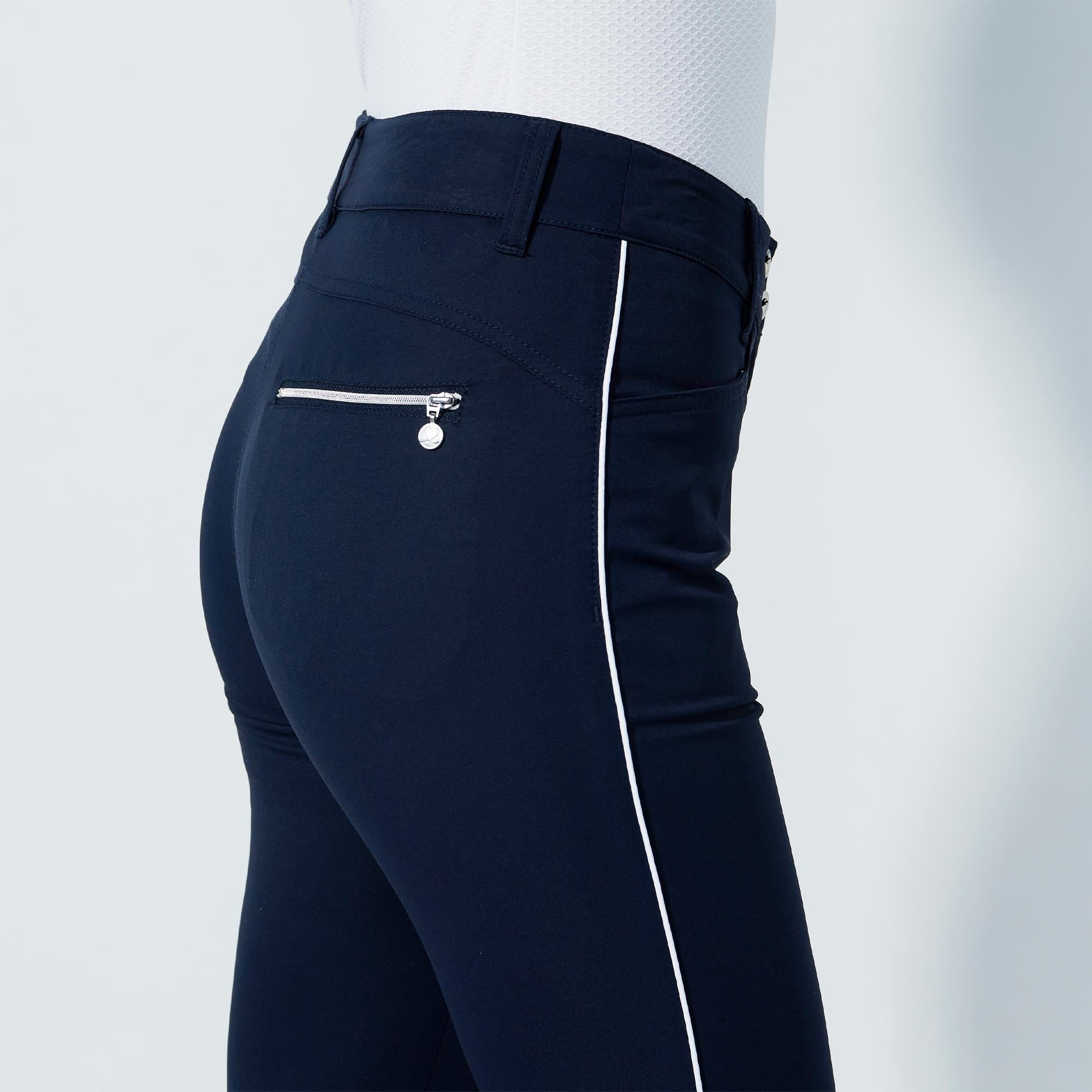 Daily Sports Glam Ankle Ladies Golf Trousers Navy