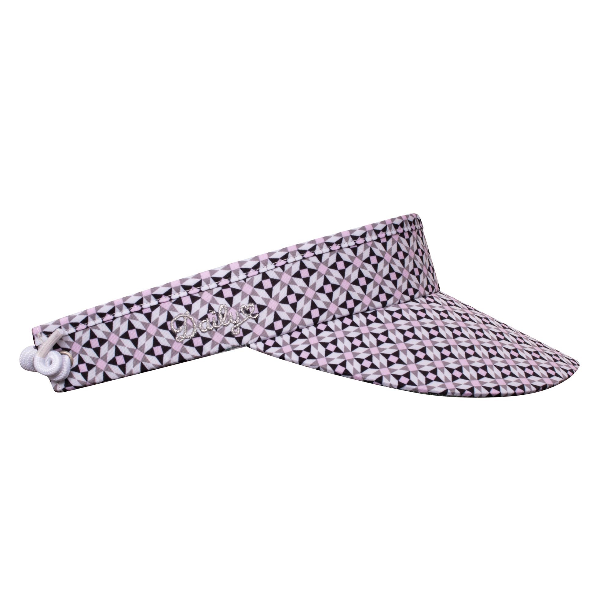 Daily Sports Print Ladies Golf Visor Mosaic Medle