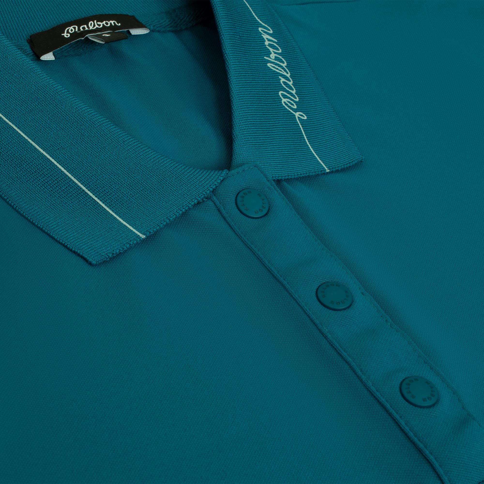 Malbon Golf Paloma Ladies Golf Polo Ocean