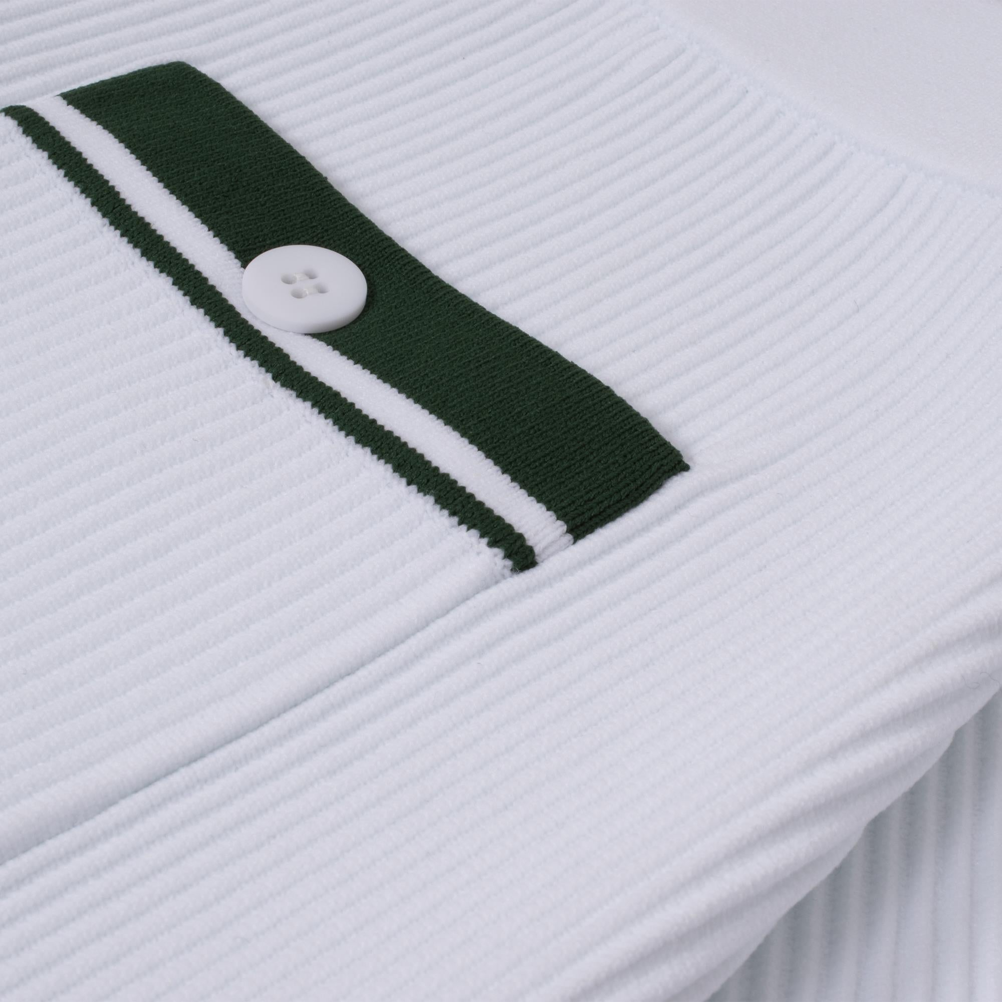 Malbon Golf Luna Rib Knit Ladies Golf Skirt White