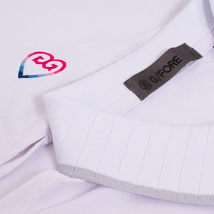 G/FORE Pleated Rib Collar Gradient Heart Ladies Sleeveless Golf Polo S
