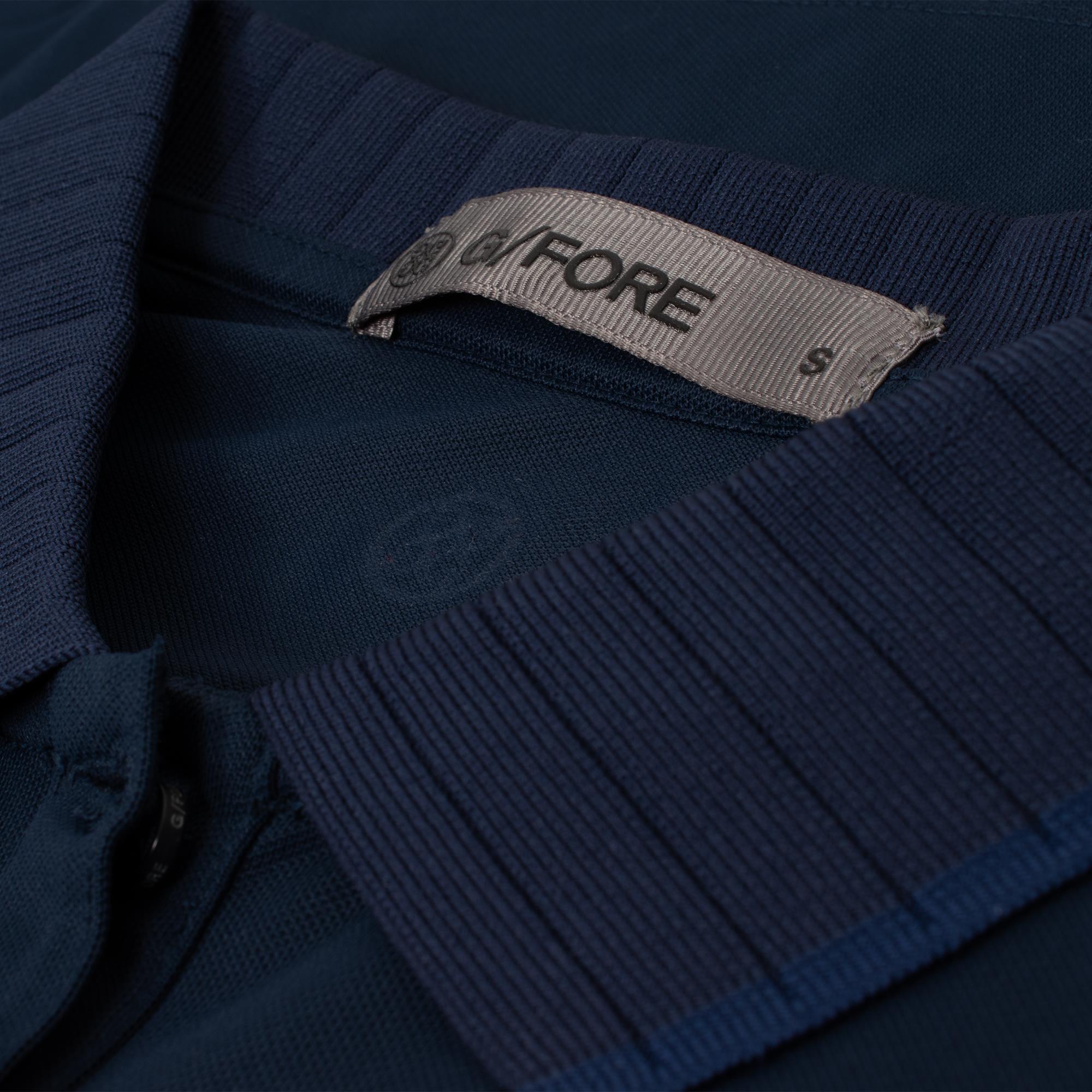 G/FORE Pleated Rib Collar Gradient Heart Ladies Sleeveless Golf Polo Twilight