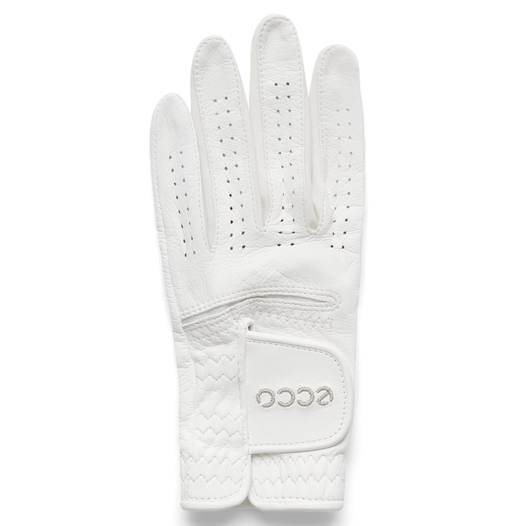 Ecco Ladies Leather Golf Glove White