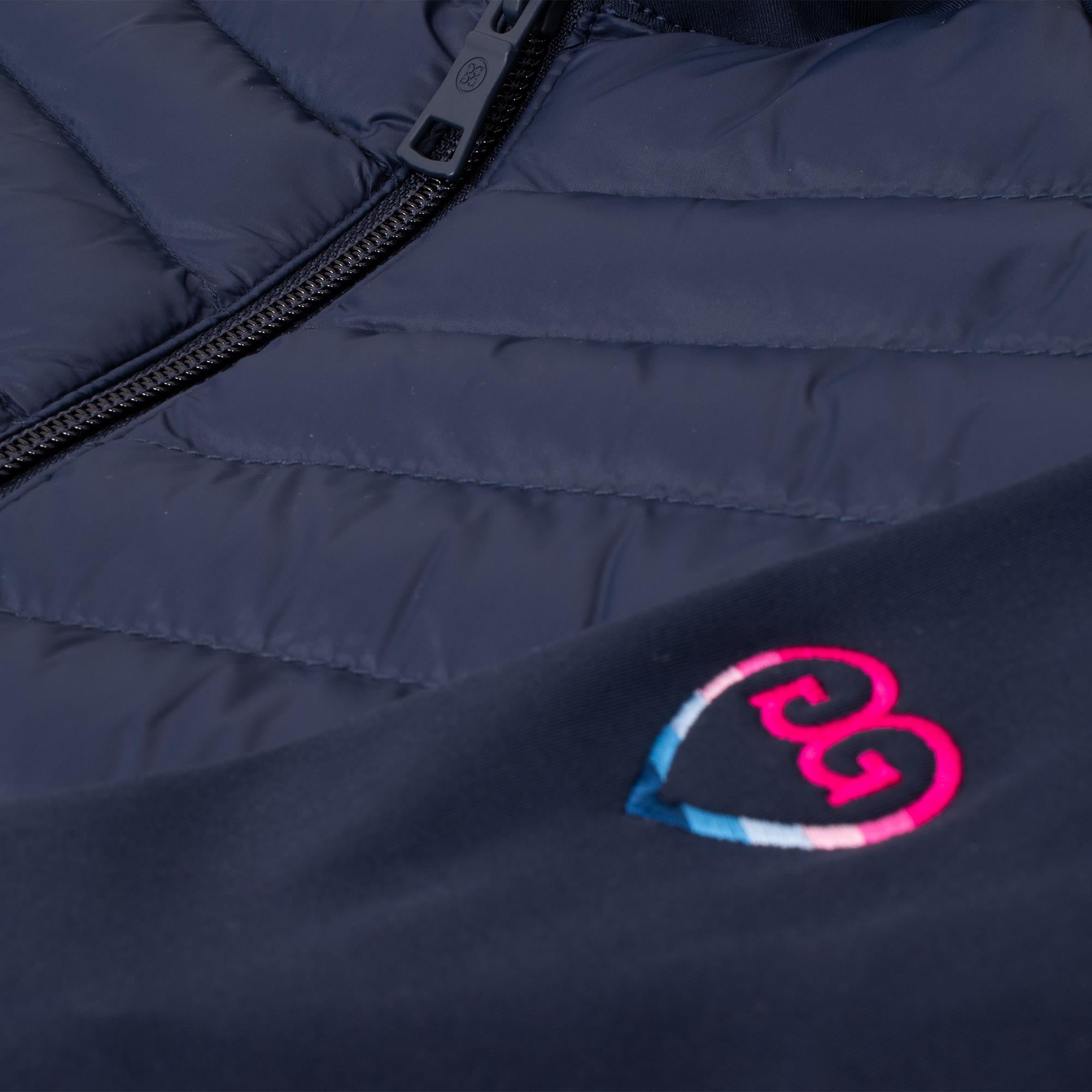 G/FORE Carroll Hybrid Gradient Heart Ladies Golf Jacket Twilight