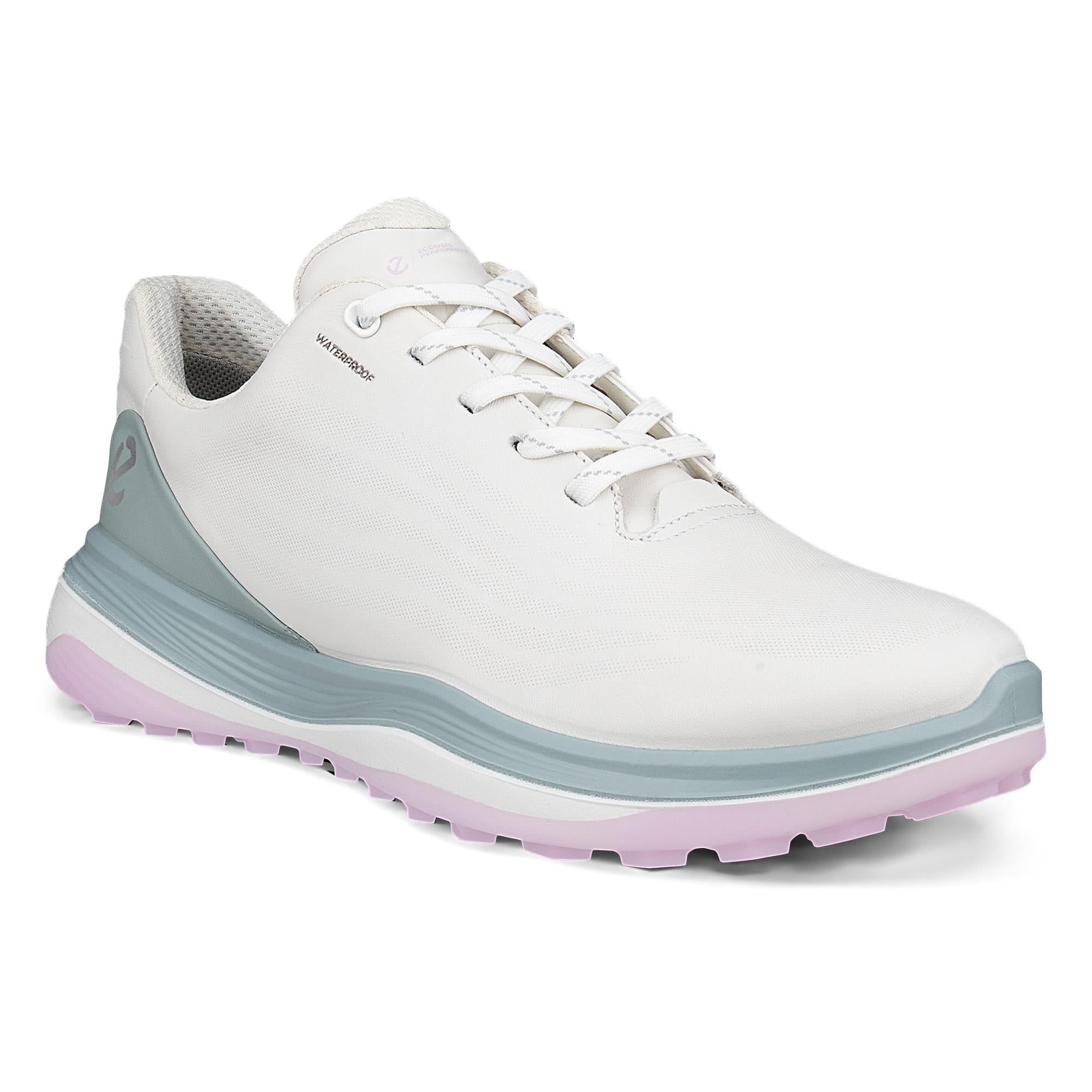 Ecco LT1 Ladies Golf Shoes White/Ice Flower