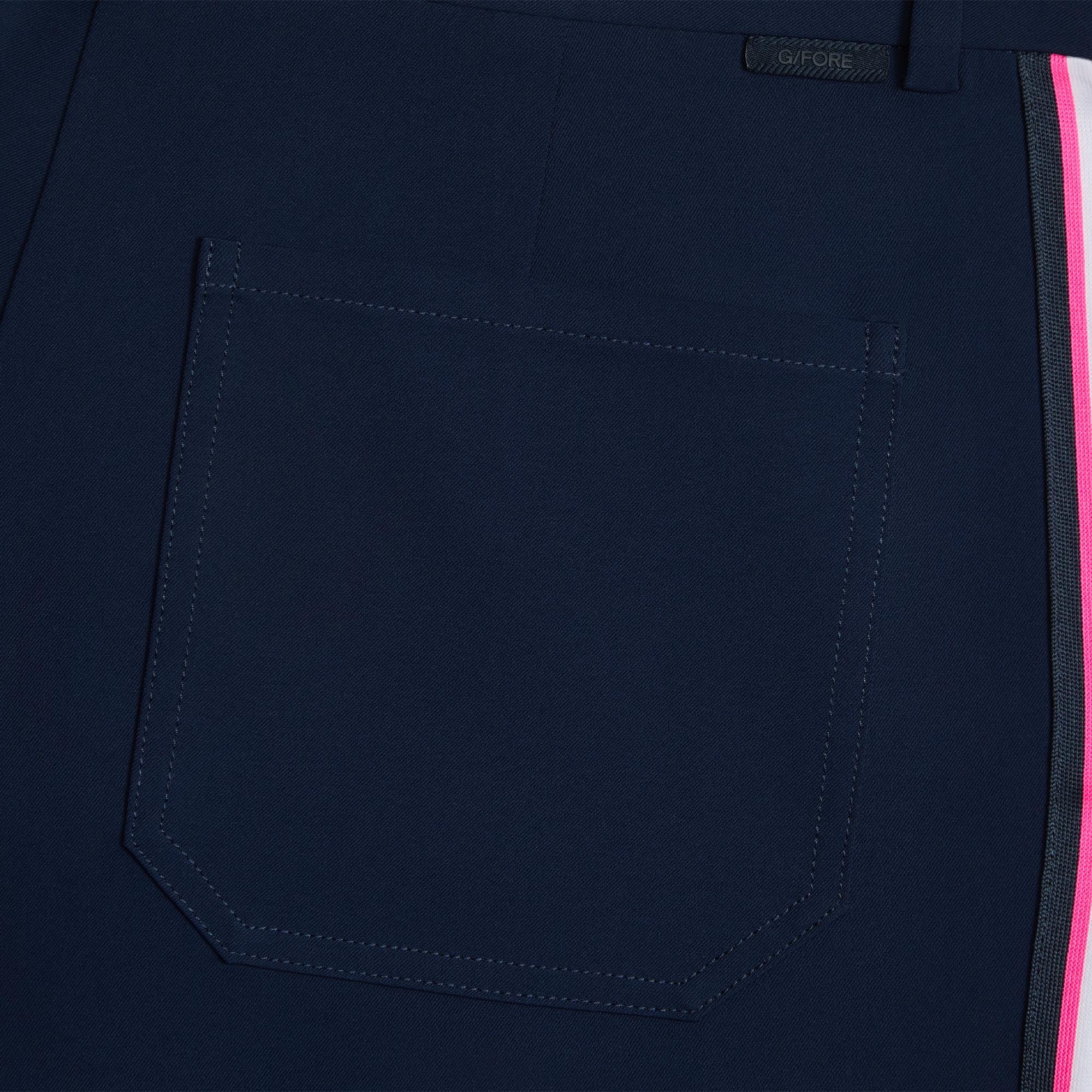 G/Fore Tux Stretch Twill Ladies Golf Trousers Chalk White/Twilight