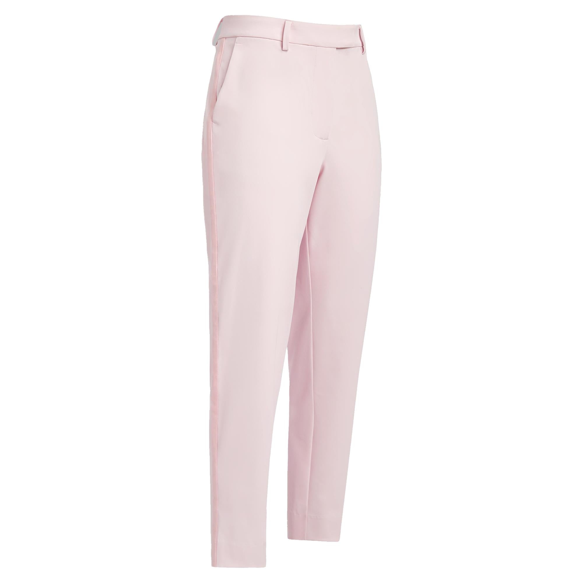 G/FORE Stretch Perfomance Twill Straight Leg Ladies Golf Trousers Blush