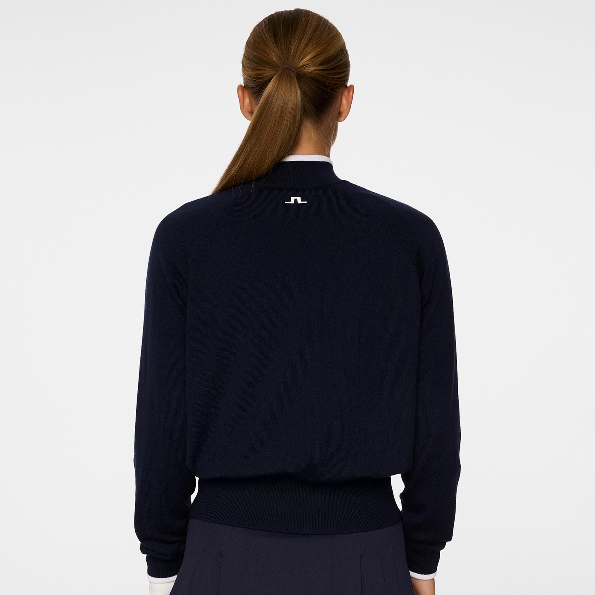 J Lindeberg Ruth Windbreaker Ladies Golf Sweater Navy