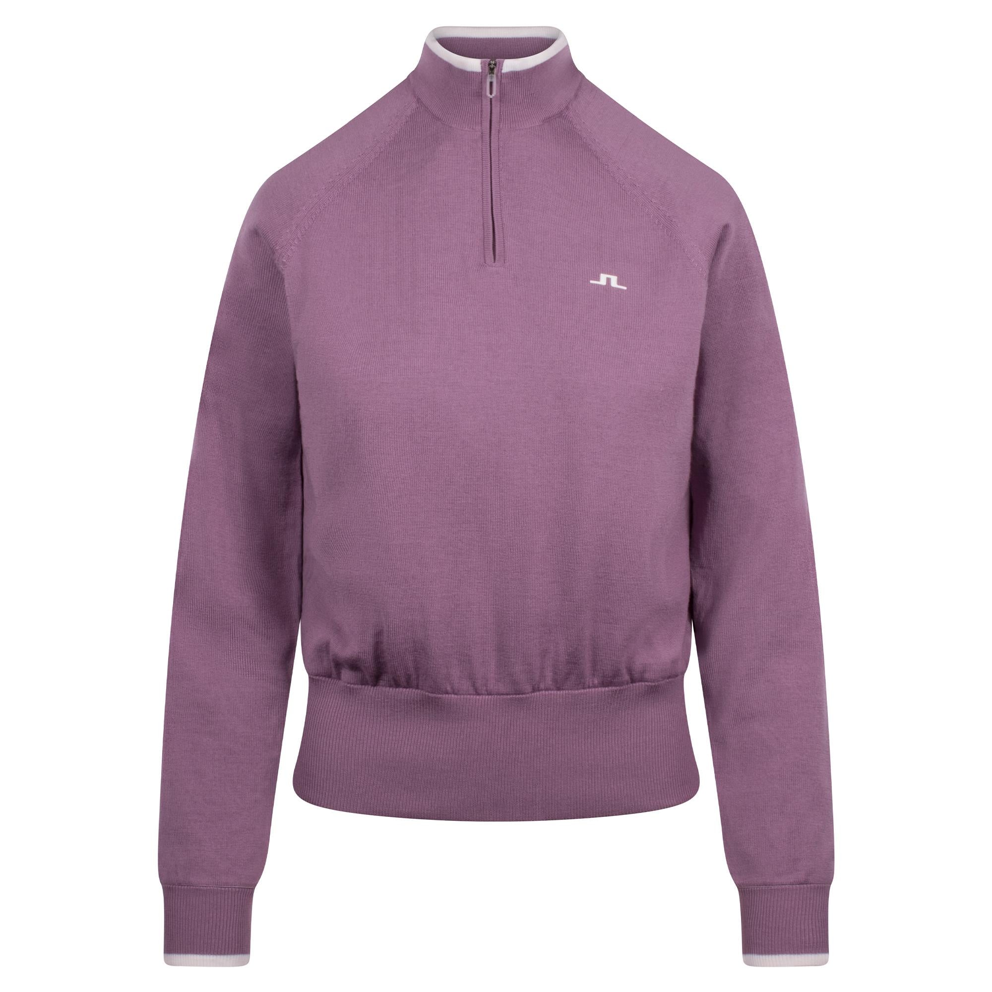 J Lindeberg Ruth Windbreaker Ladies Golf Sweater Very Grape