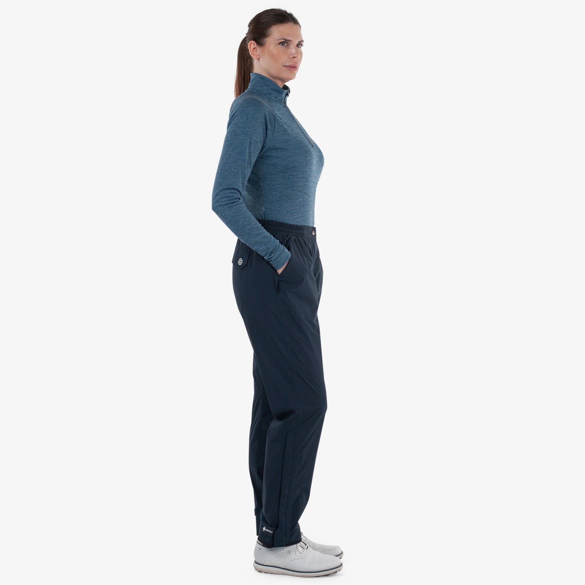 Galvin Green April Dryvr Gore-Tex Ladies Waterproof Golf Trousers Navy