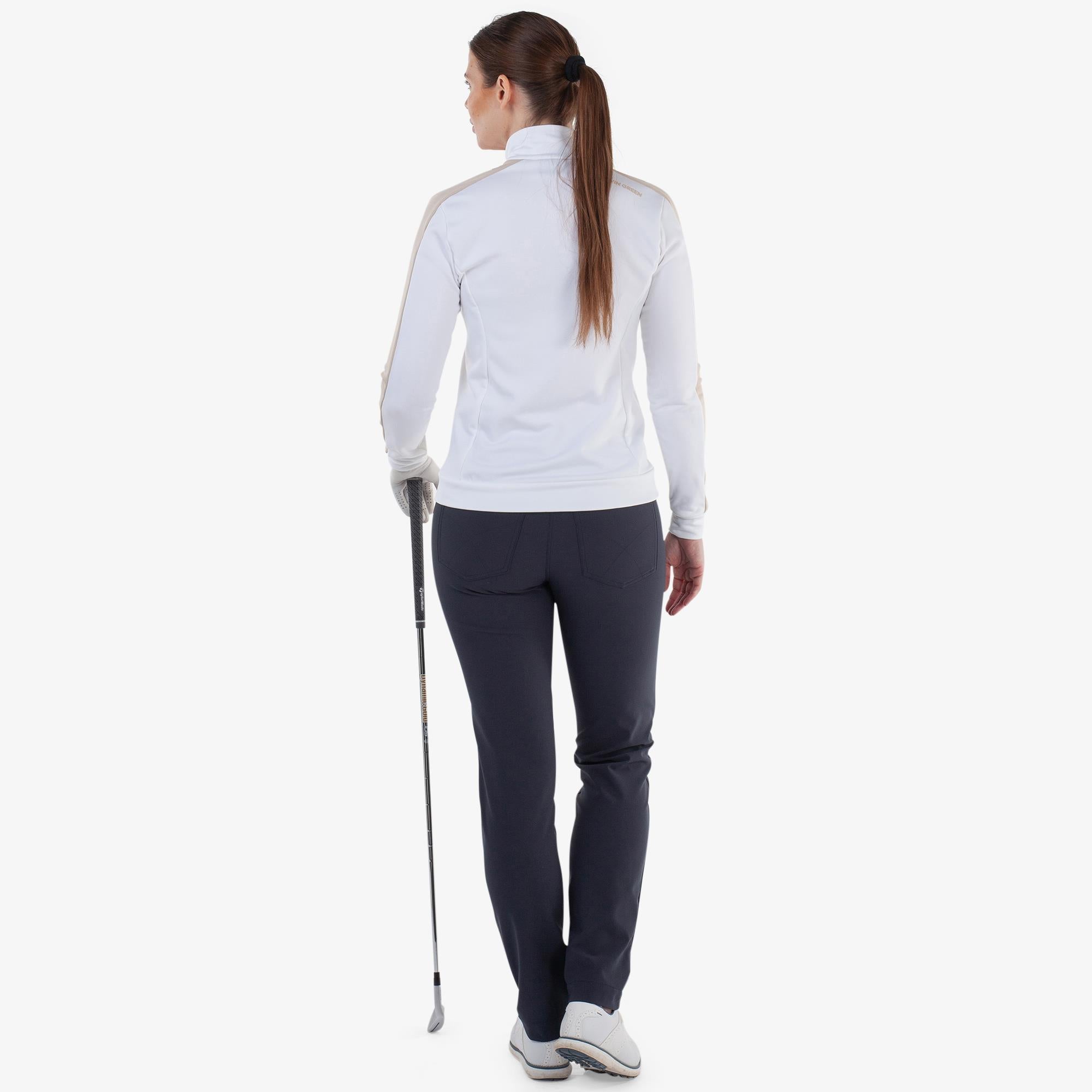 Galvin Green Dixie Insula Ladies Golf Mid Layer White/Sand