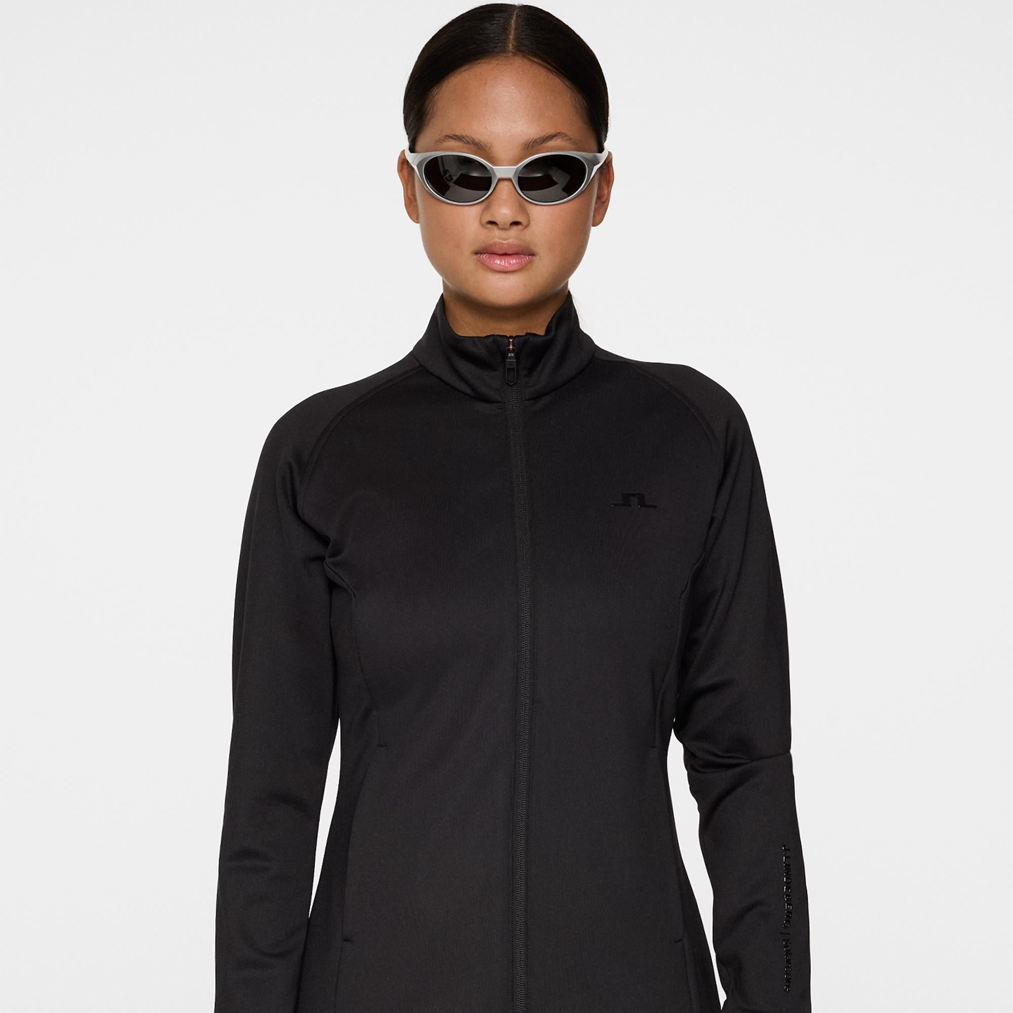 J Lindeberg Solarcore Ladies Golf Mid Layer Black