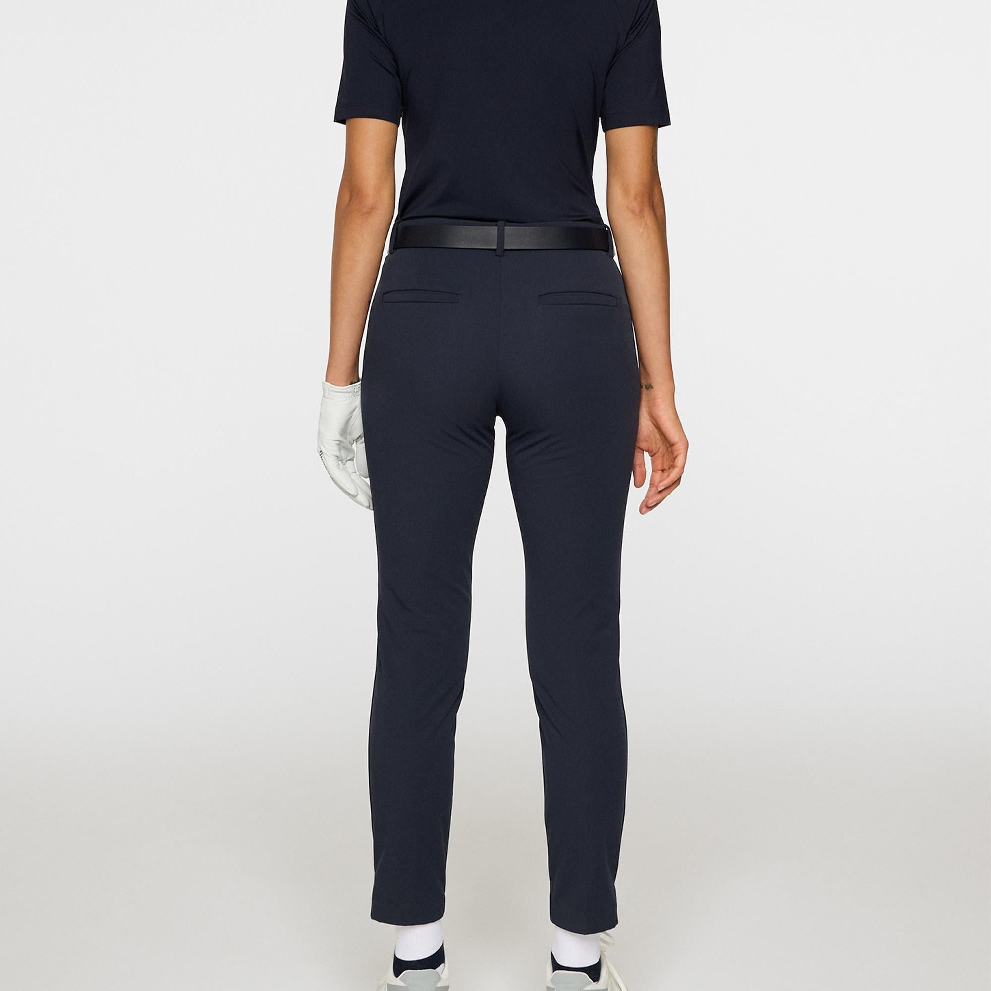 J Lindeberg Lei Fleece Twill Ladies Golf Pants Navy