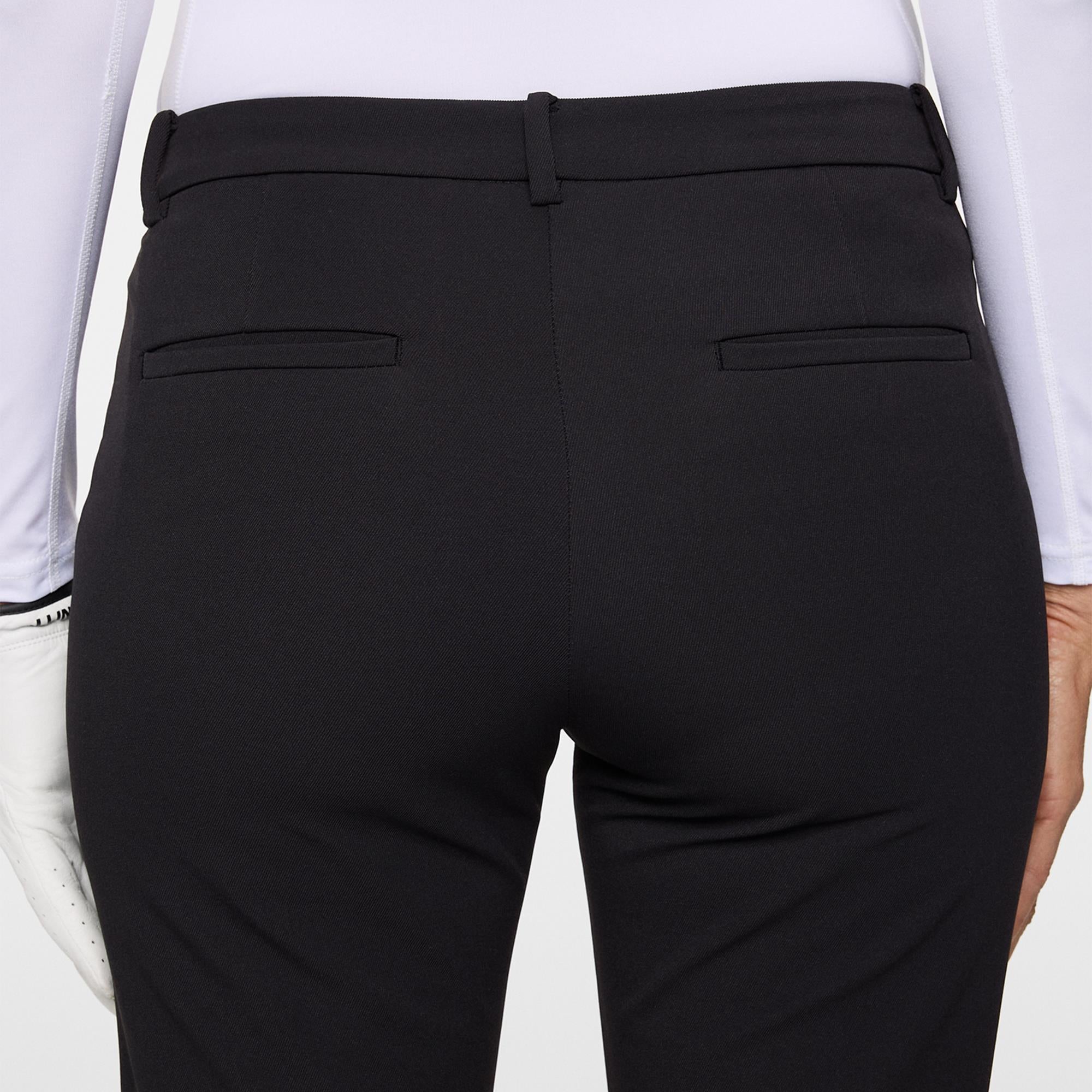 J Lindeberg Lei Fleece Twill Ladies Golf Pants Black