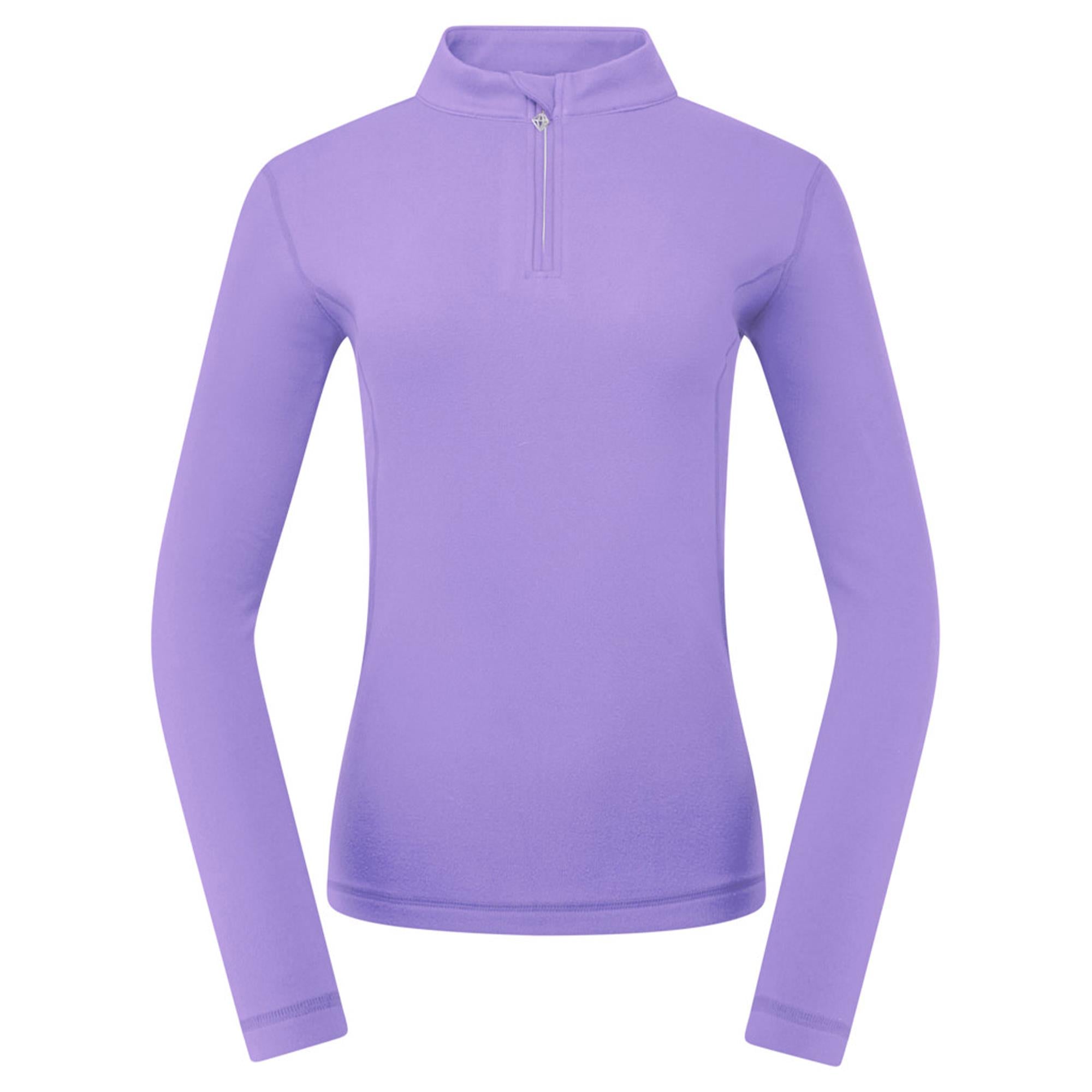 Pure Golf Iris Super Soft  Quarter Zip Ladies Golf Mid Layer Future Dusk