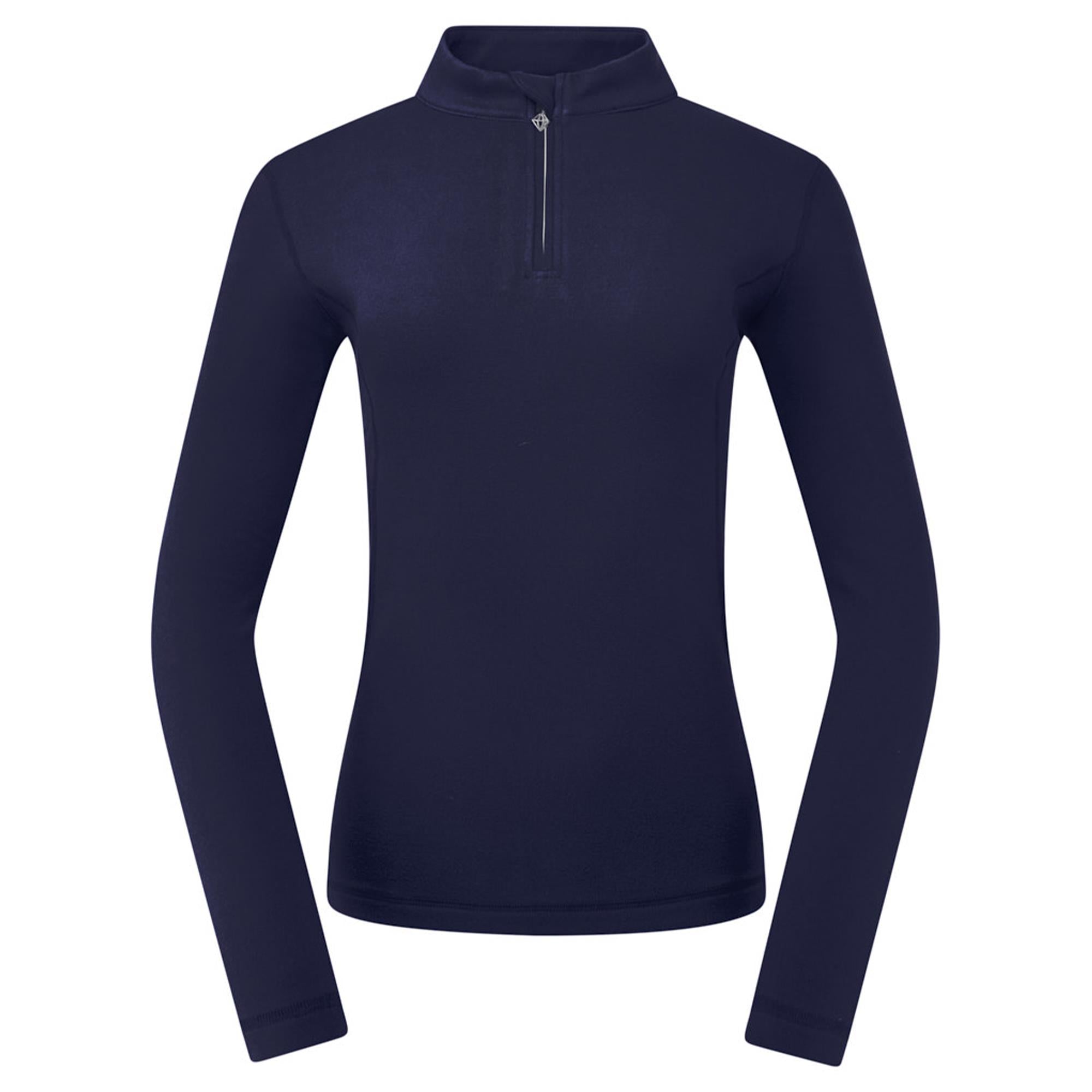 Pure Golf Iris Super Soft  Quarter Zip Ladies Golf Mid Layer Navy