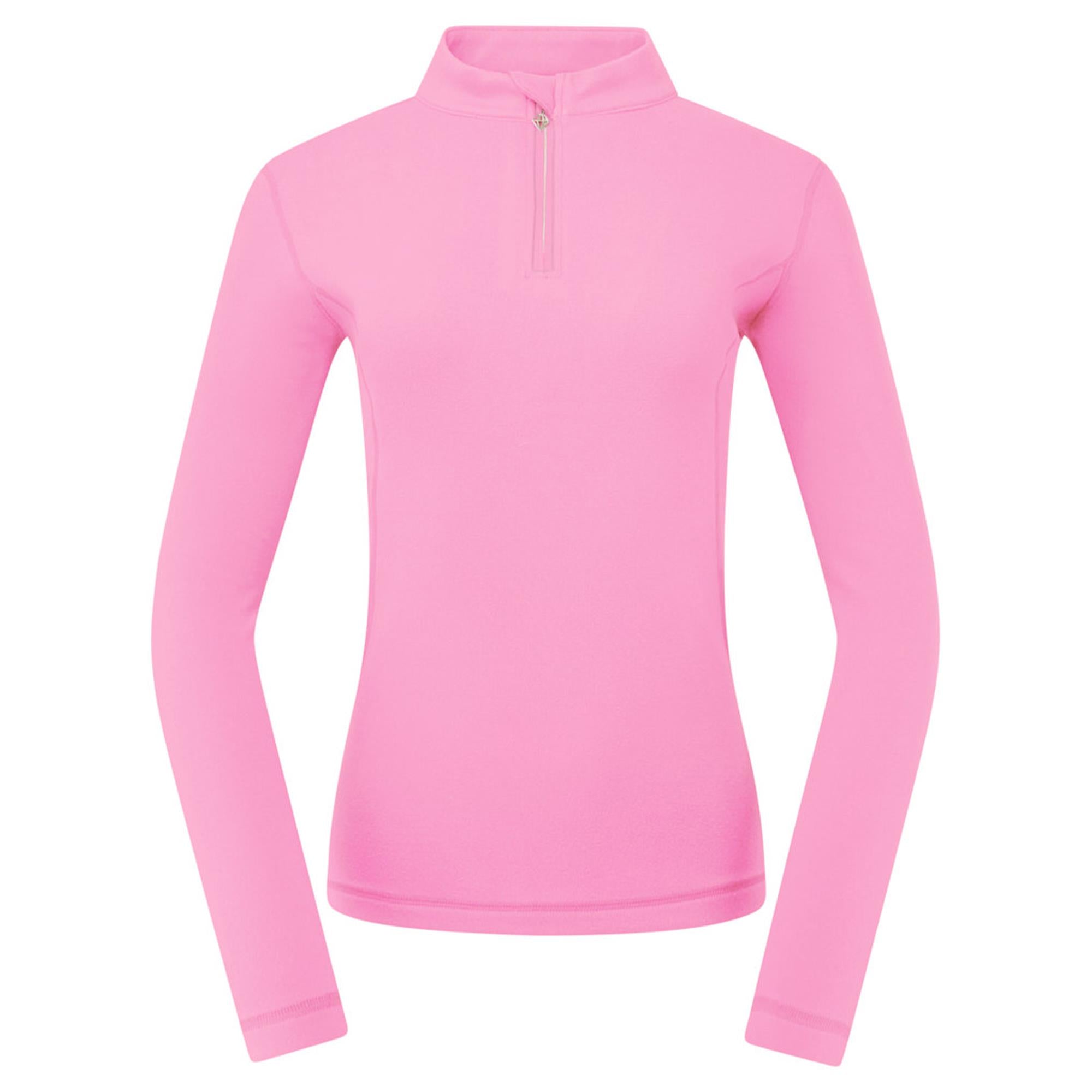 Pure Golf Iris Super Soft  Quarter Zip Ladies Golf Mid Layer Fondant
