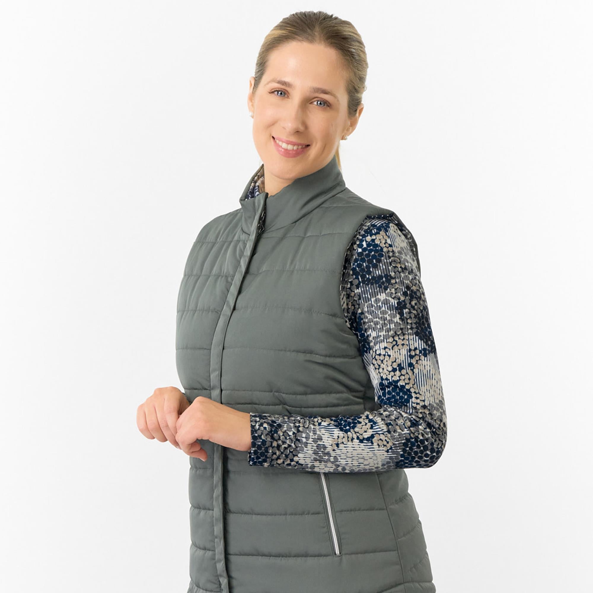 Pure Golf Eve Reversible Ladies Golf Gilet Quiet Glade