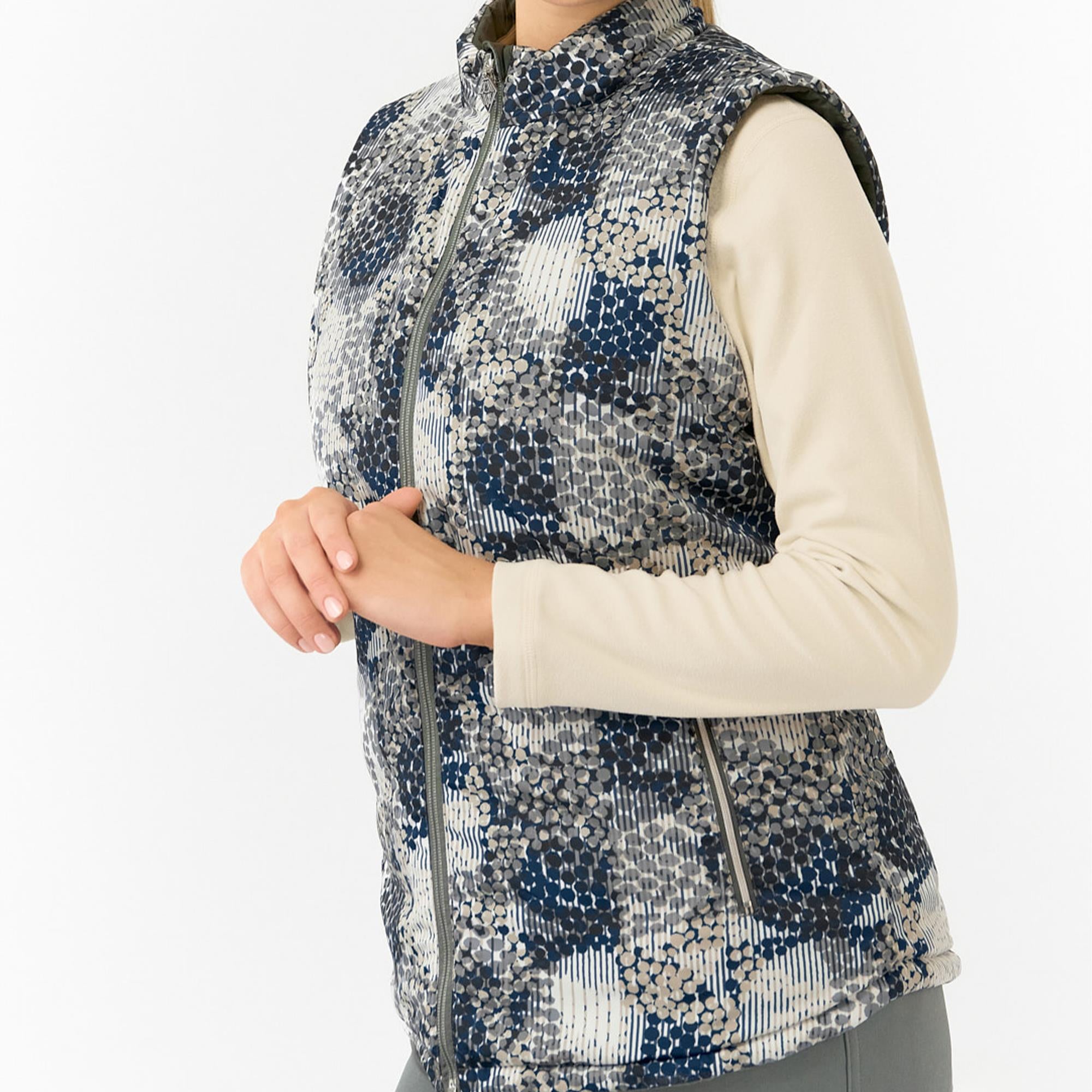 Pure Golf Eve Reversible Ladies Golf Gilet Quiet Glade