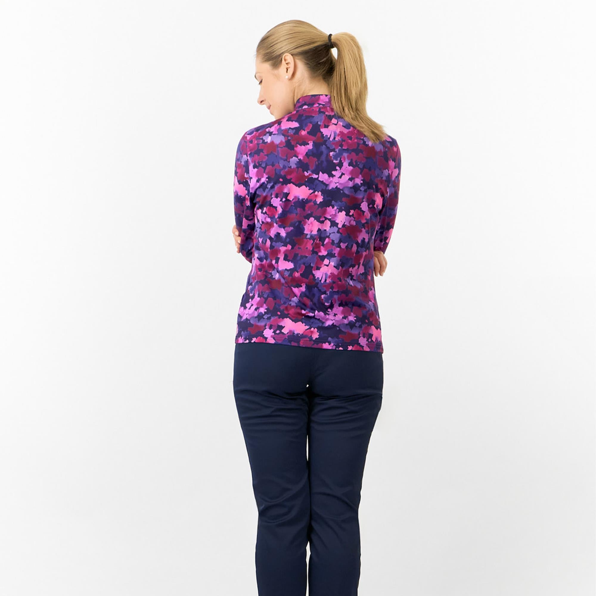 Pure Golf Arusha Ladies Golf Mid Layer Autumn Aquarelle