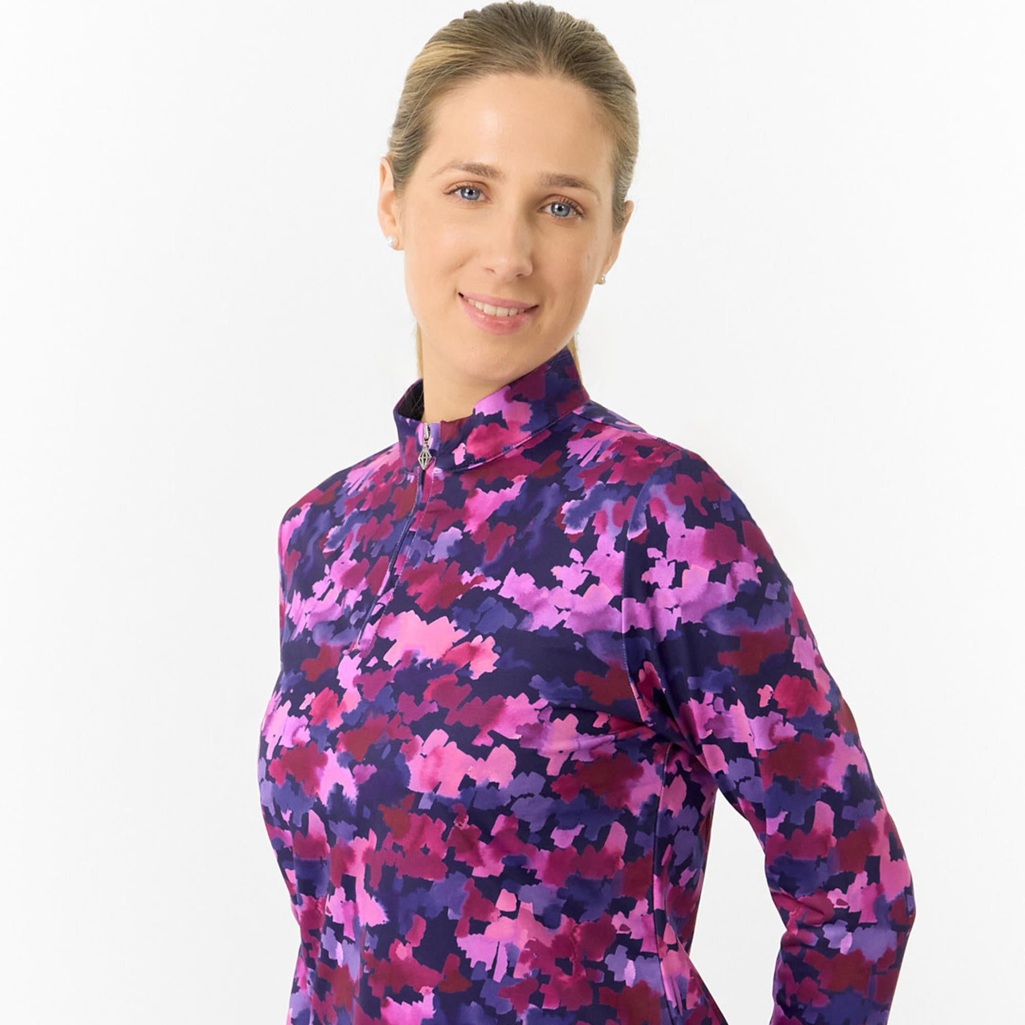 Pure Golf Arusha Ladies Golf Mid Layer Autumn Aquarelle