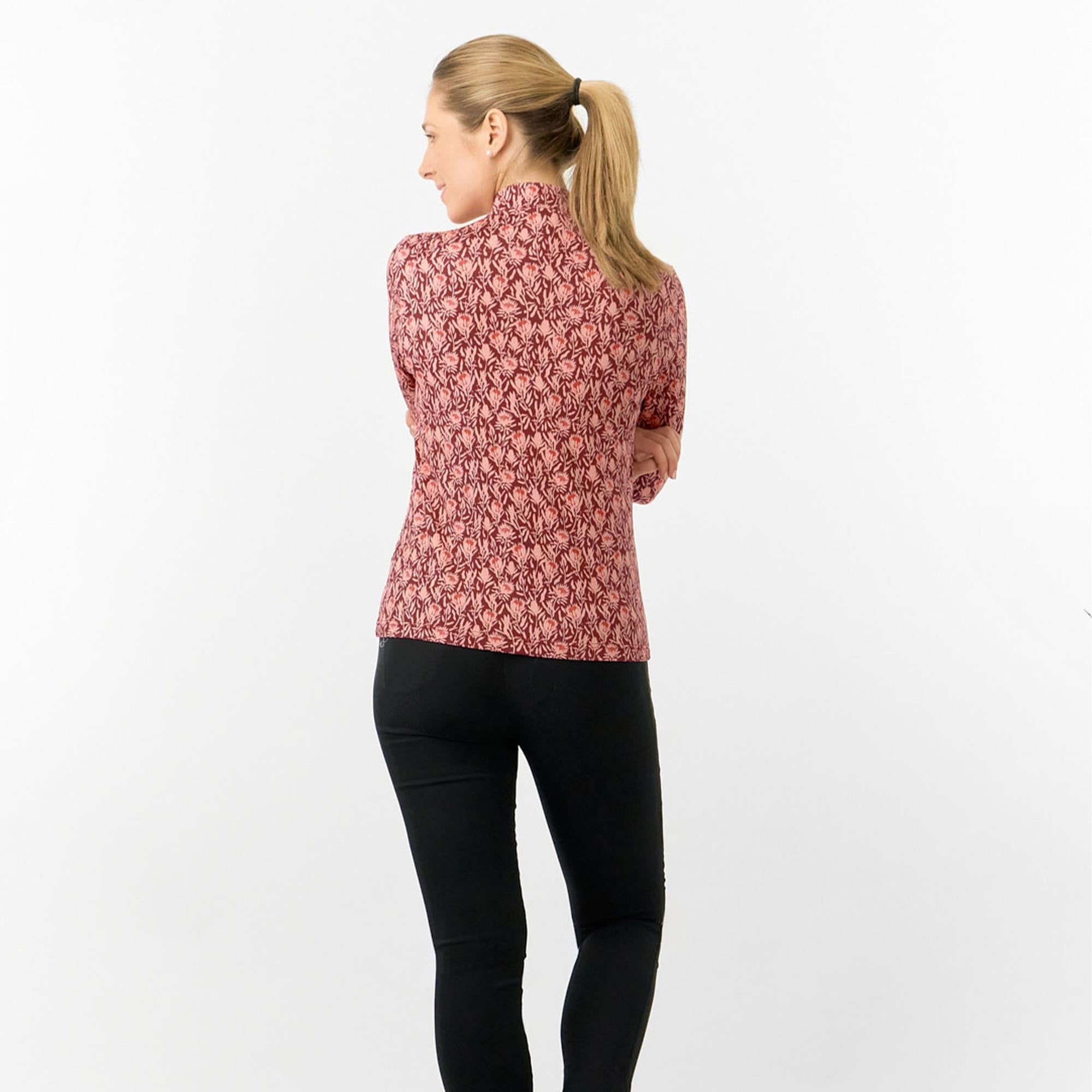 Pure Golf Arusha Ladies Golf Mid Layer Perennial Fields