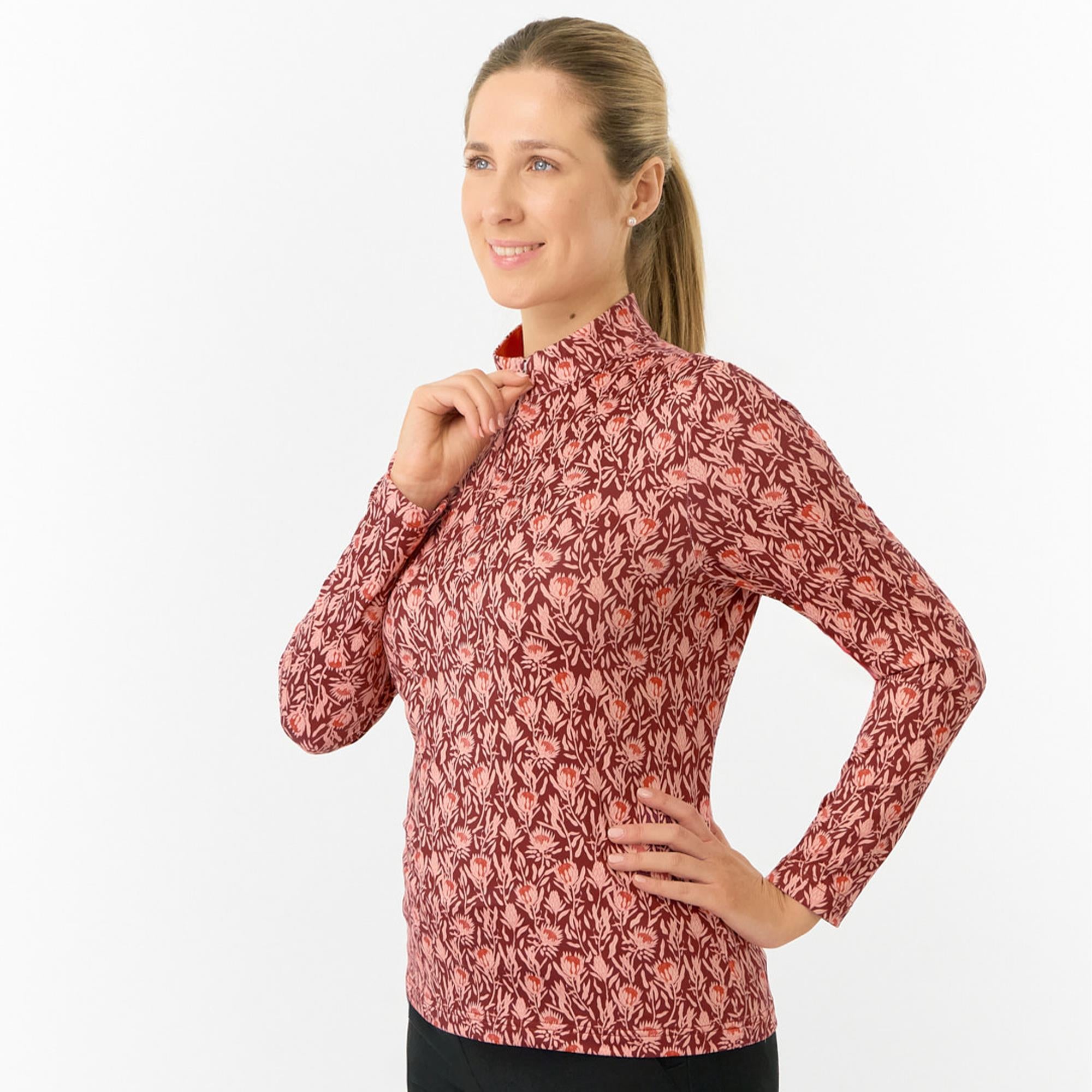 Pure Golf Arusha Ladies Golf Mid Layer Perennial Fields