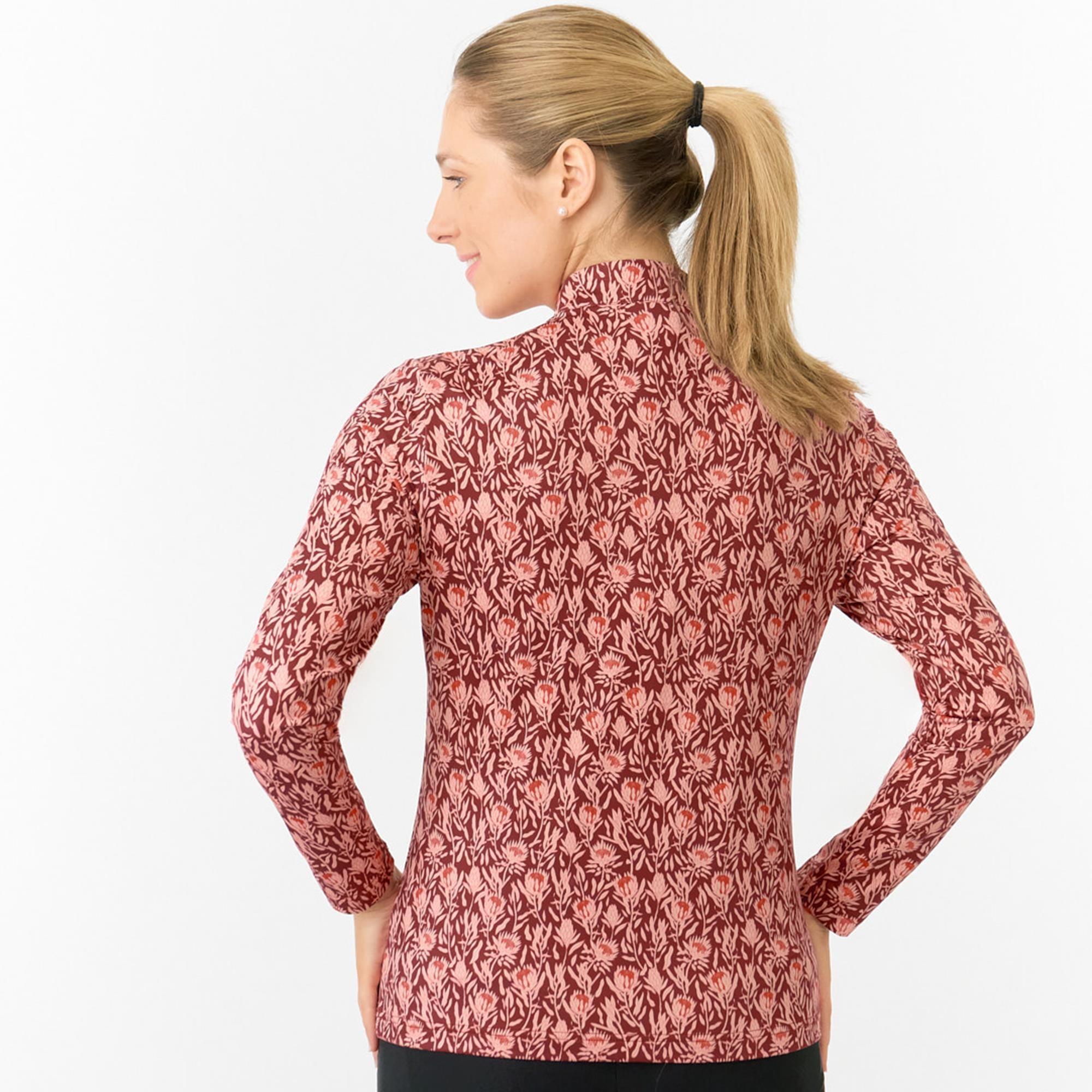 Pure Golf Arusha Ladies Golf Mid Layer Perennial Fields