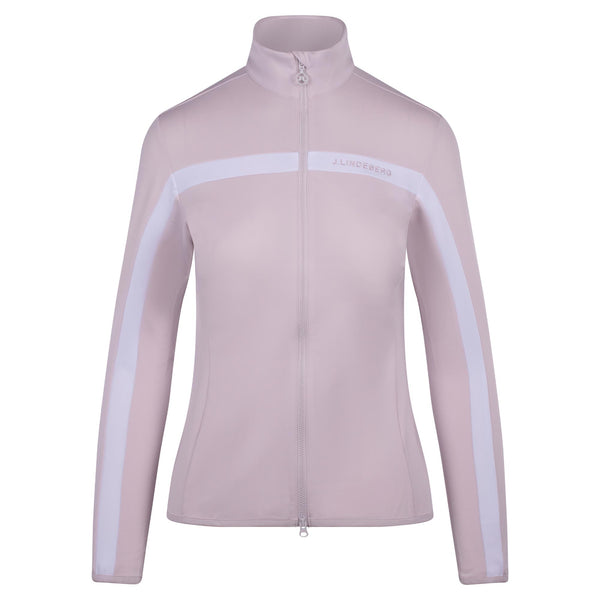 J Lindeberg Seasonal Janice Ladies Golf Mid Layer Grey Lilac