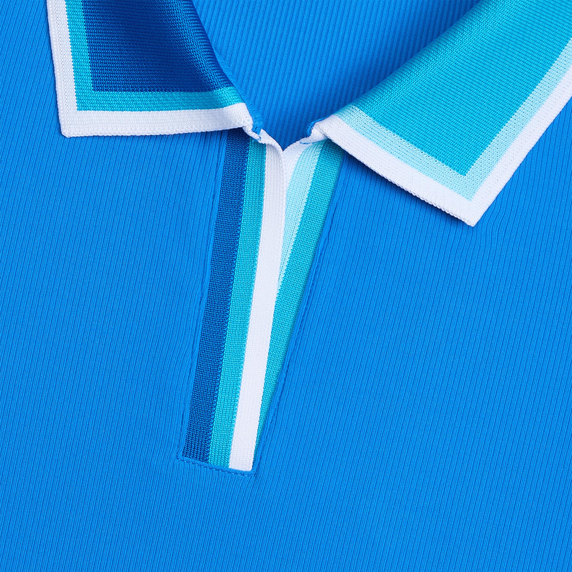 G/FORE Johnny Collar Tech Nylon Rib Ladies Sleeveless Polo Shirt Lisbon