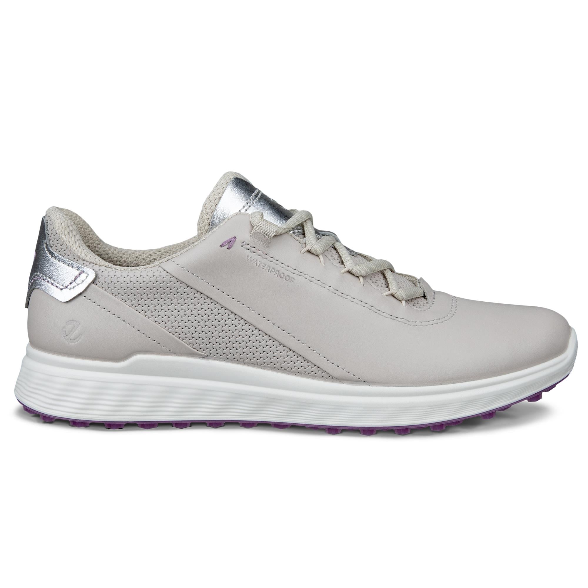 Ecco S-Casual Ladies Golf Shoes Gravel/Silver Metalic