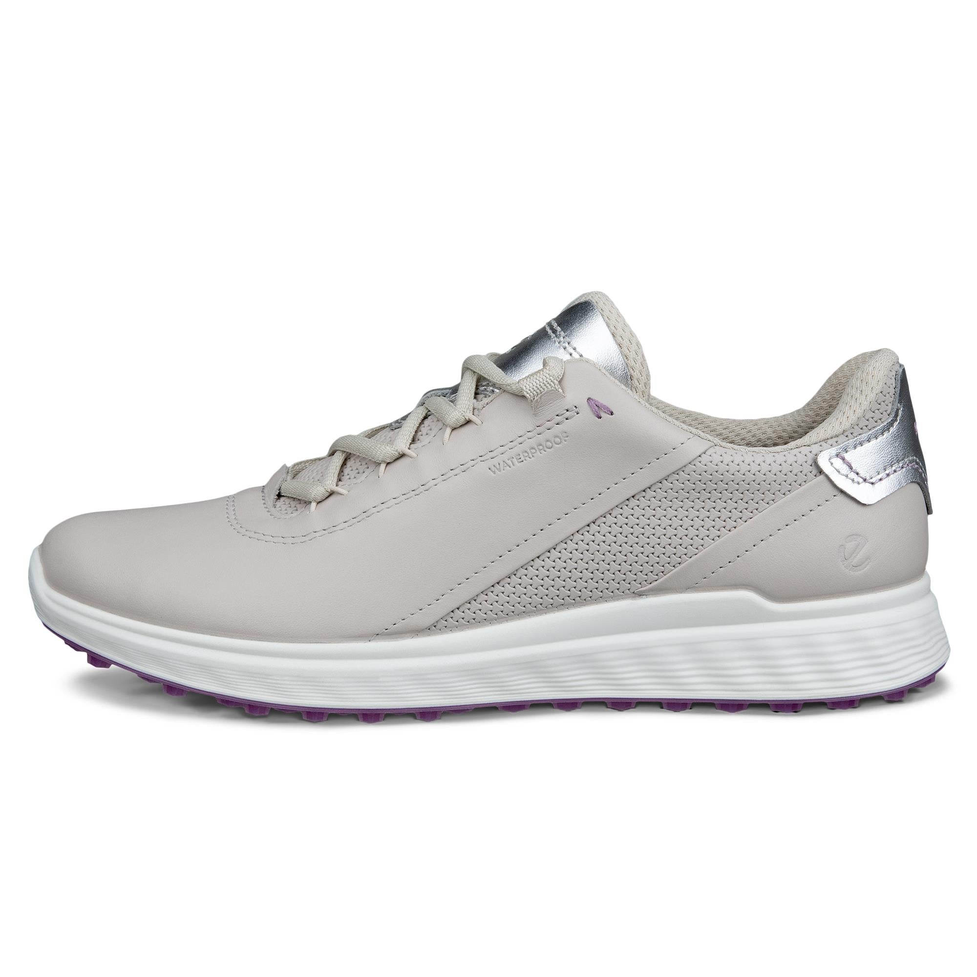 Ecco S-Casual Ladies Golf Shoes Gravel/Silver Metalic