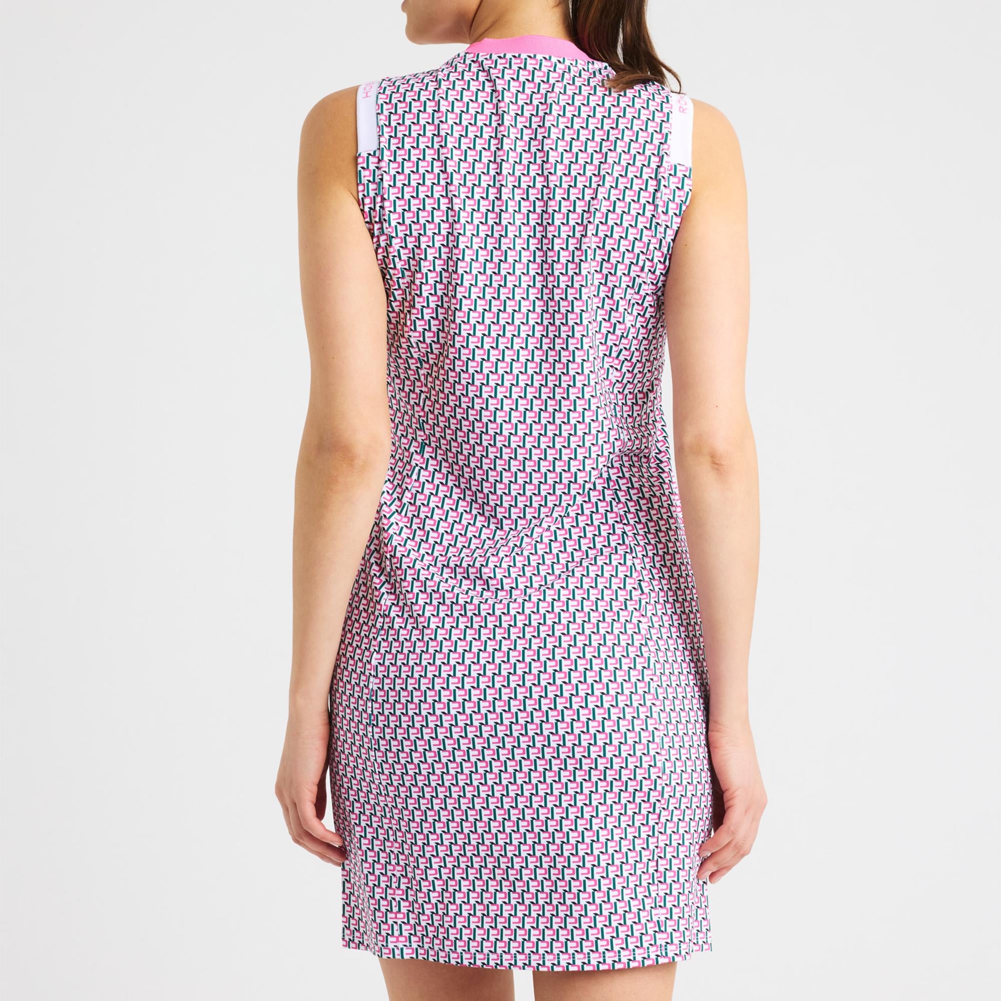 Rohnisch Abby Ladies Sleeveless Golf Dress Logo Rose