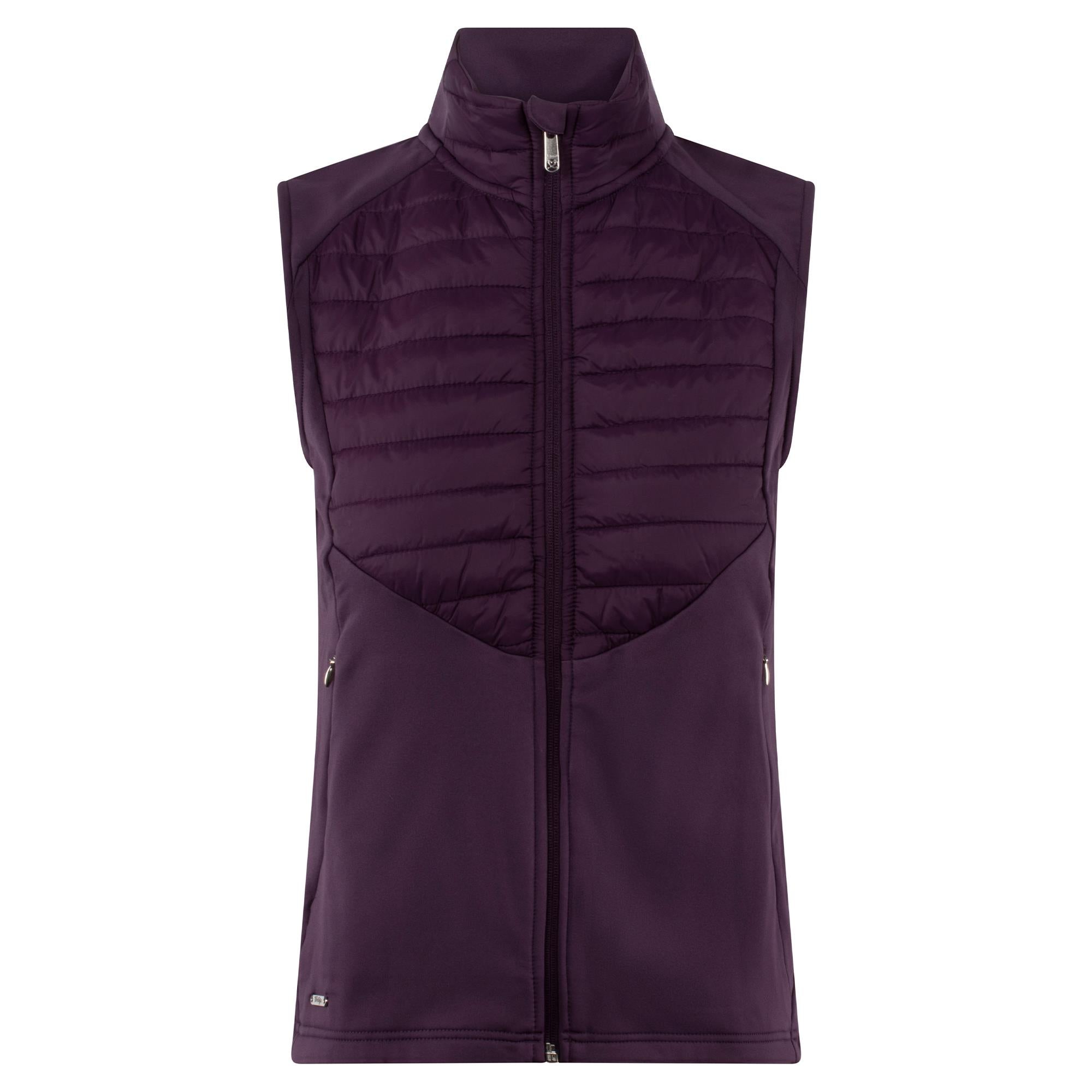 Daily Sports Allos Hybrid Ladies Golf Vest Dark Purple
