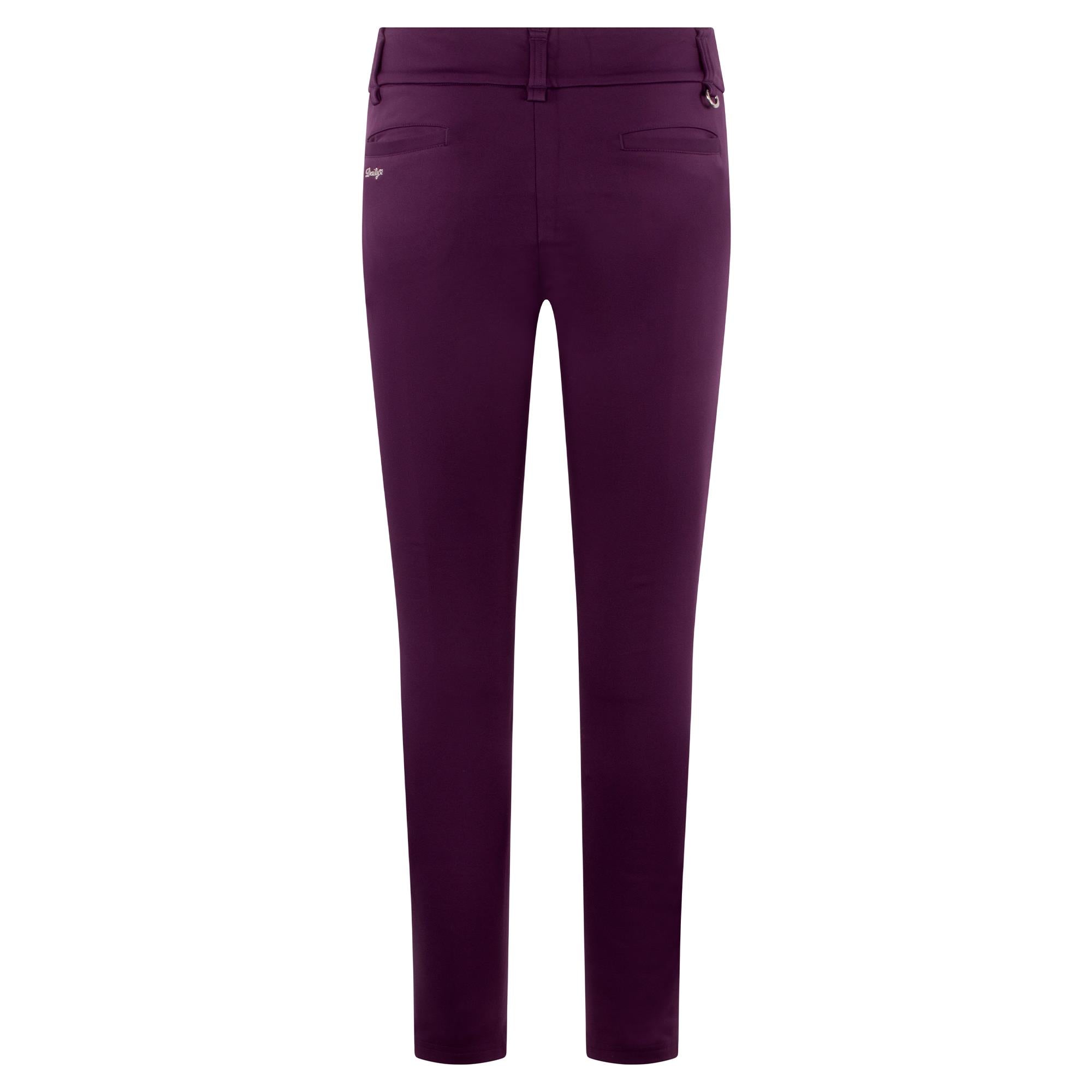 Daily Sports Magic Warm Ladies Winter Golf Trousers Dark Purple 32 Inch