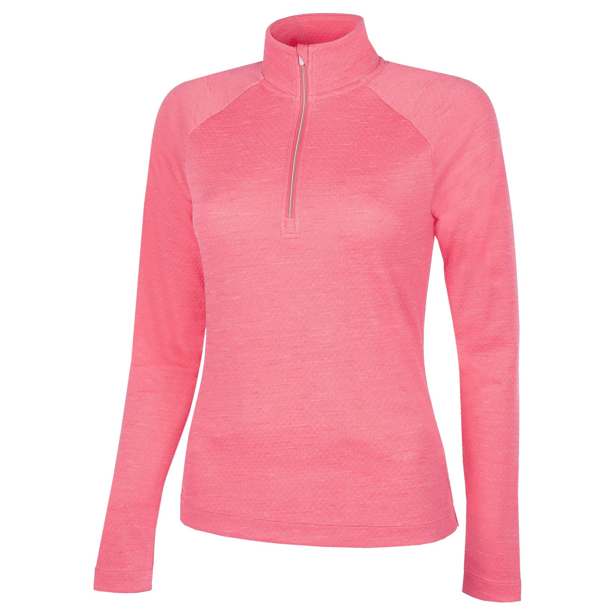Galvin Green Diora Insula Ladies Golf Mid Layer Camelia Rose Melange