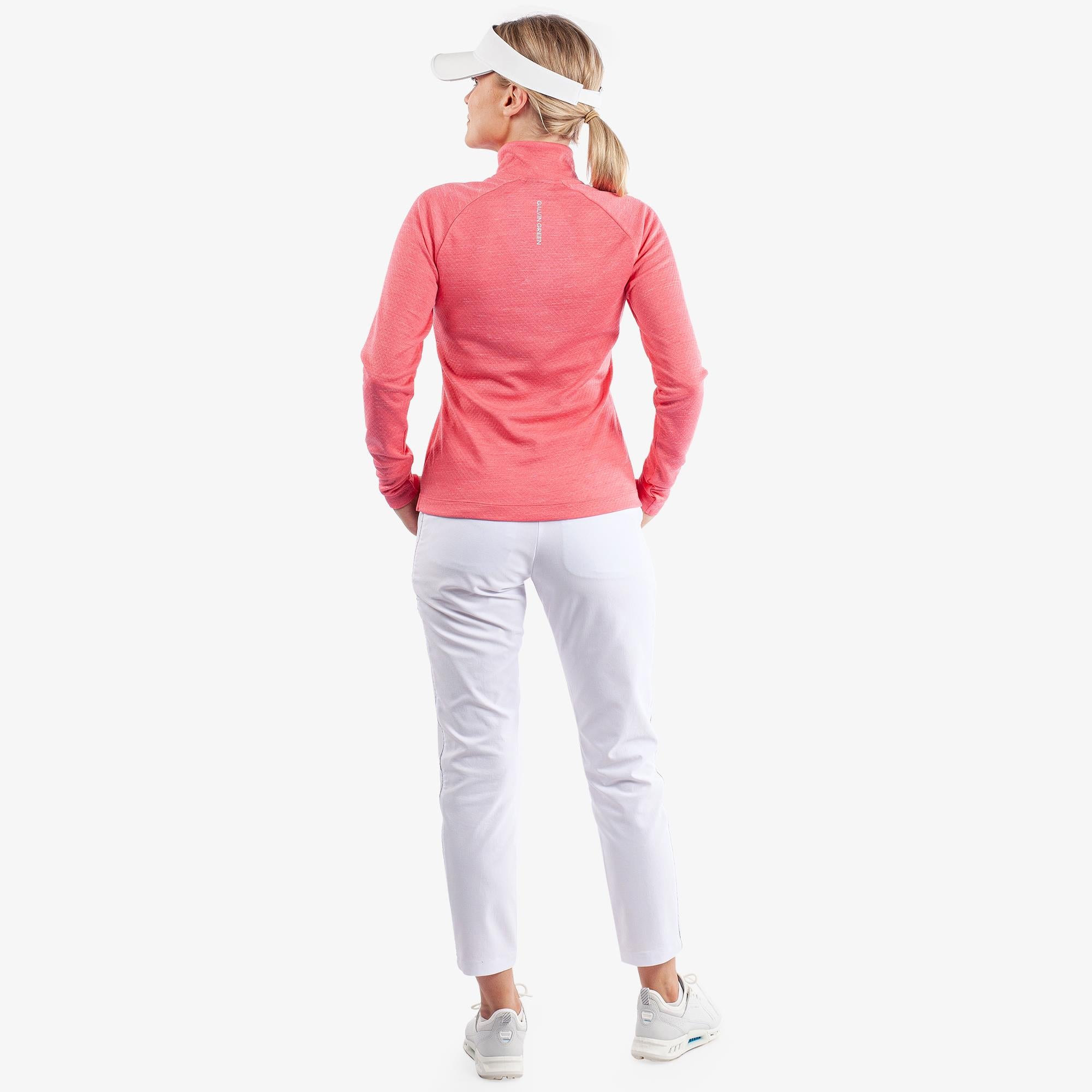 Galvin Green Diora Insula Ladies Golf Mid Layer Camelia Rose Melange