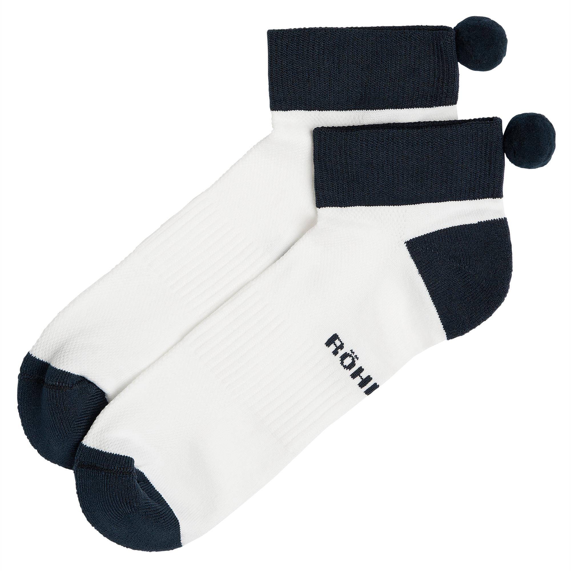 Rohnisch 2-Pack Functional Pompom Socks Navy