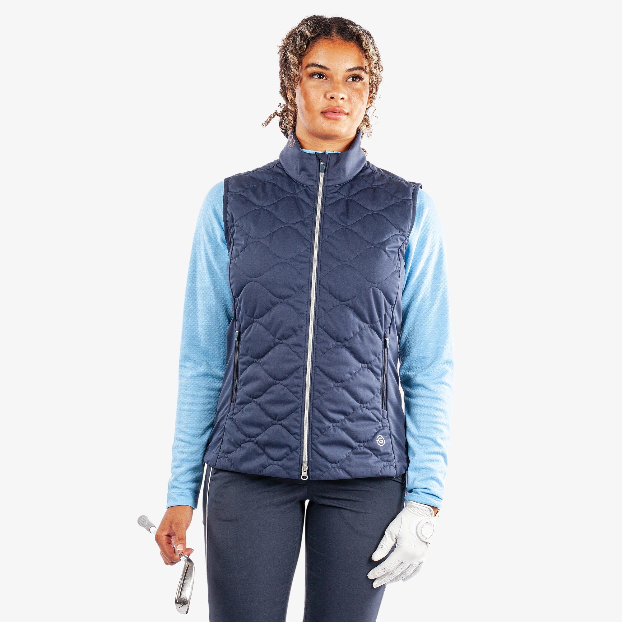 Galvin Green Lucille Interface-1 Ladies Golf Windstopper Vest Navy