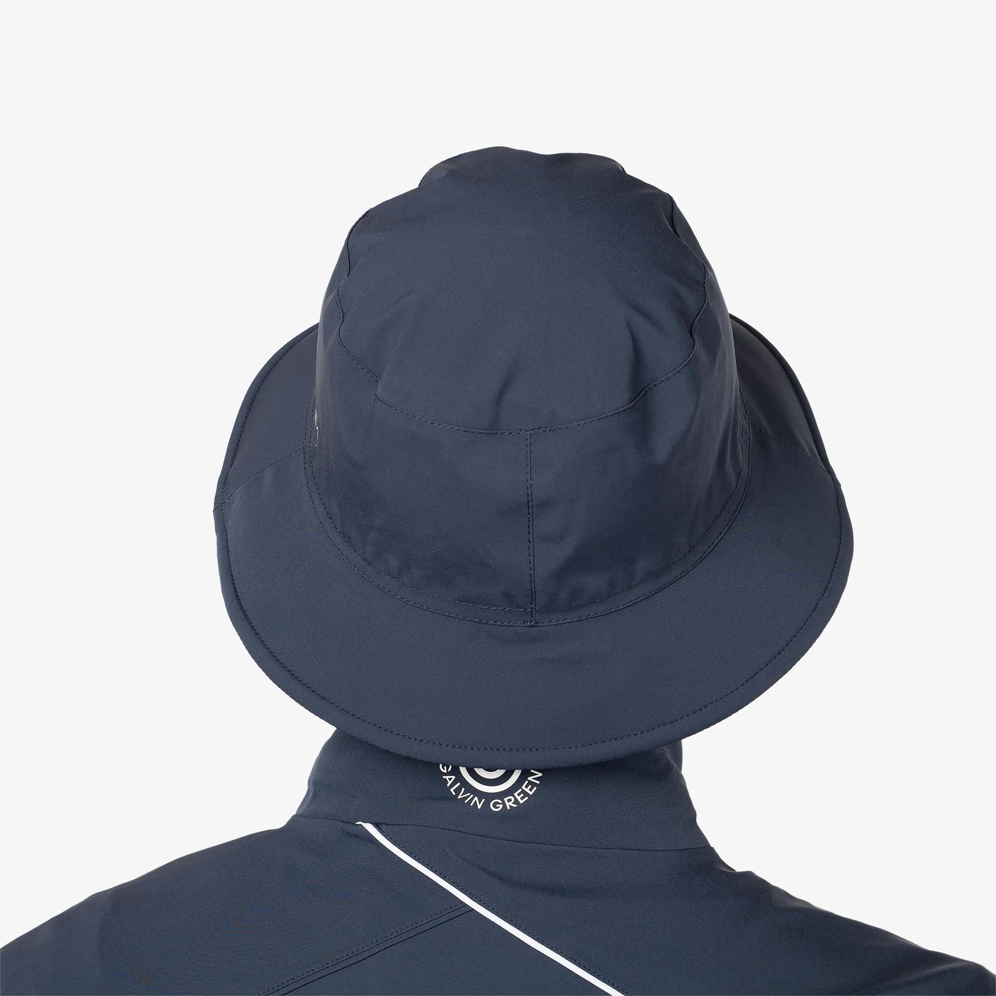 Galvin Green Aiden Dryvr Pertex Waterproof Bucket Hat Navy