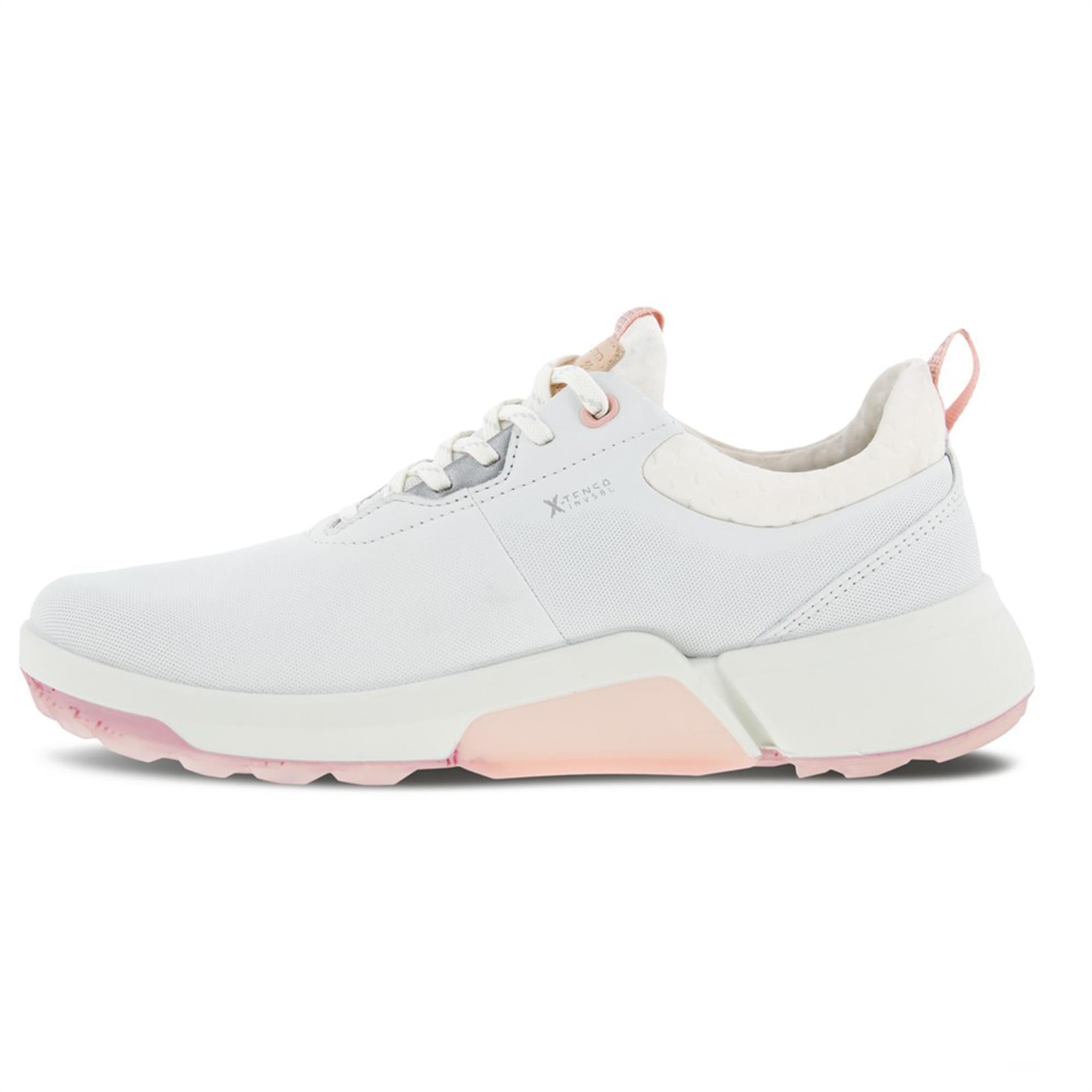 Ecco Biom H4 Gore-Tex Ladies Golf Shoe White/Silver Pink