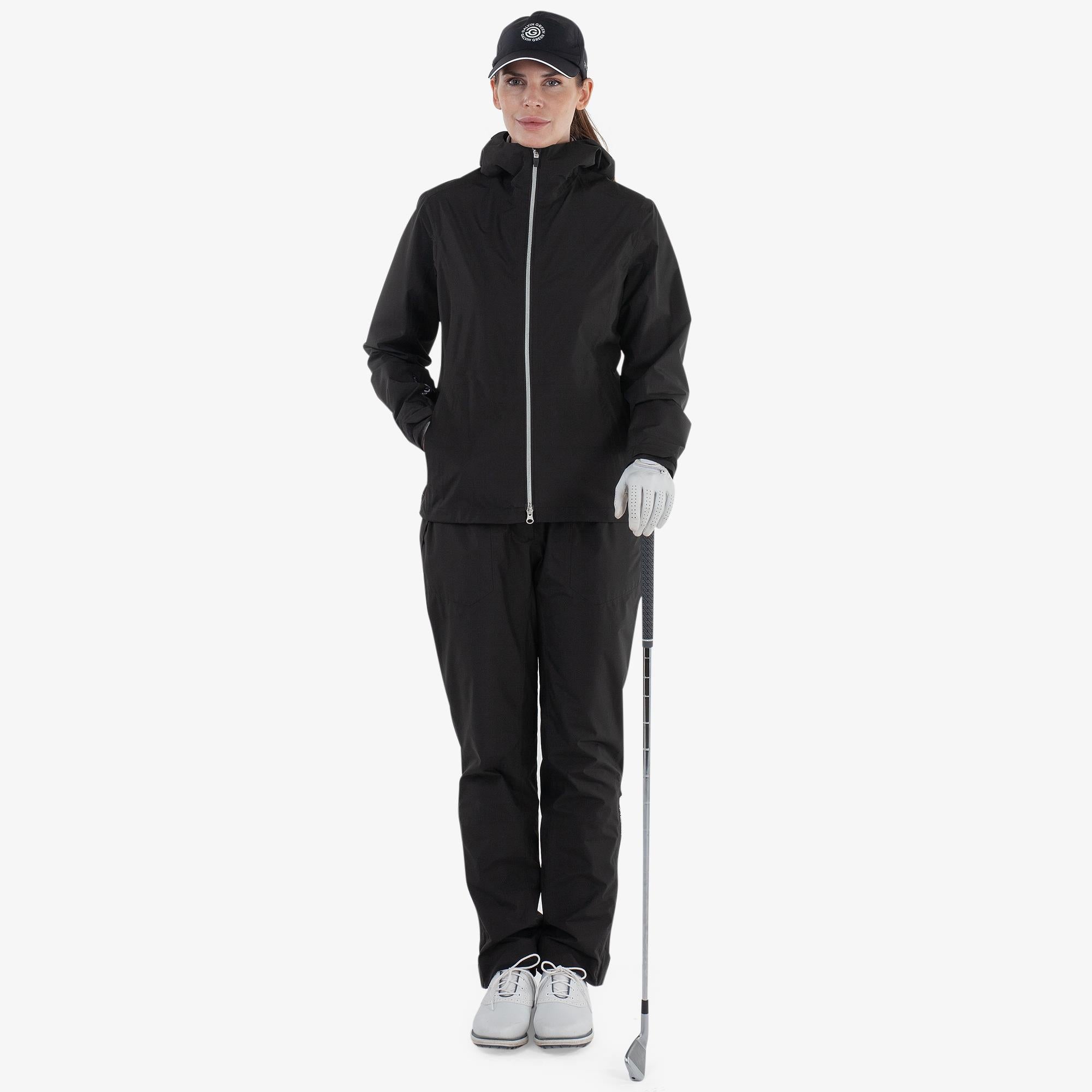 Galvin Green Andrea Dryvr Pertex Ladies Waterproof Golf Jacket Black