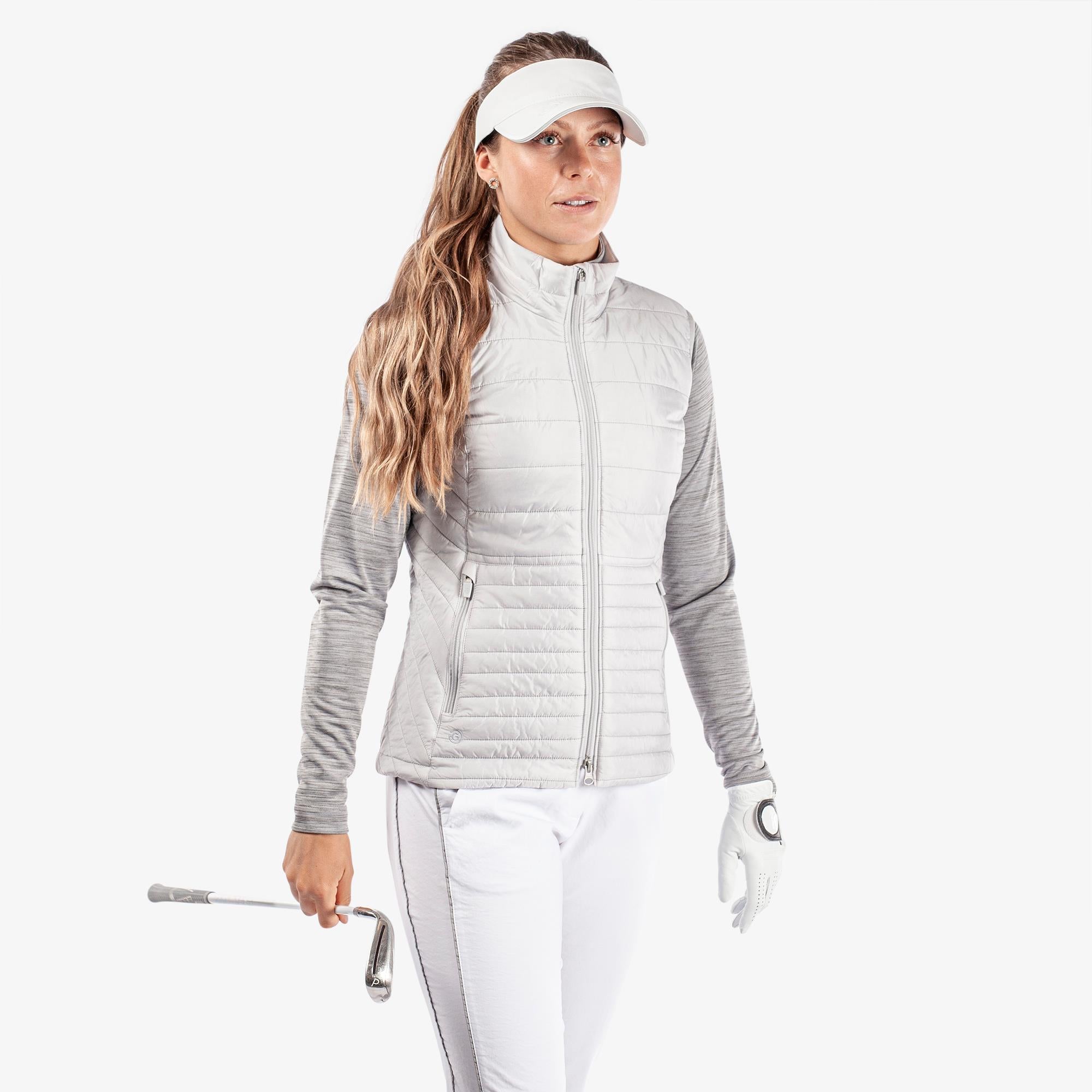 Galvin Green Lene Interface-1 Ladies Golf Wind Stopper Gilet Cool Grey