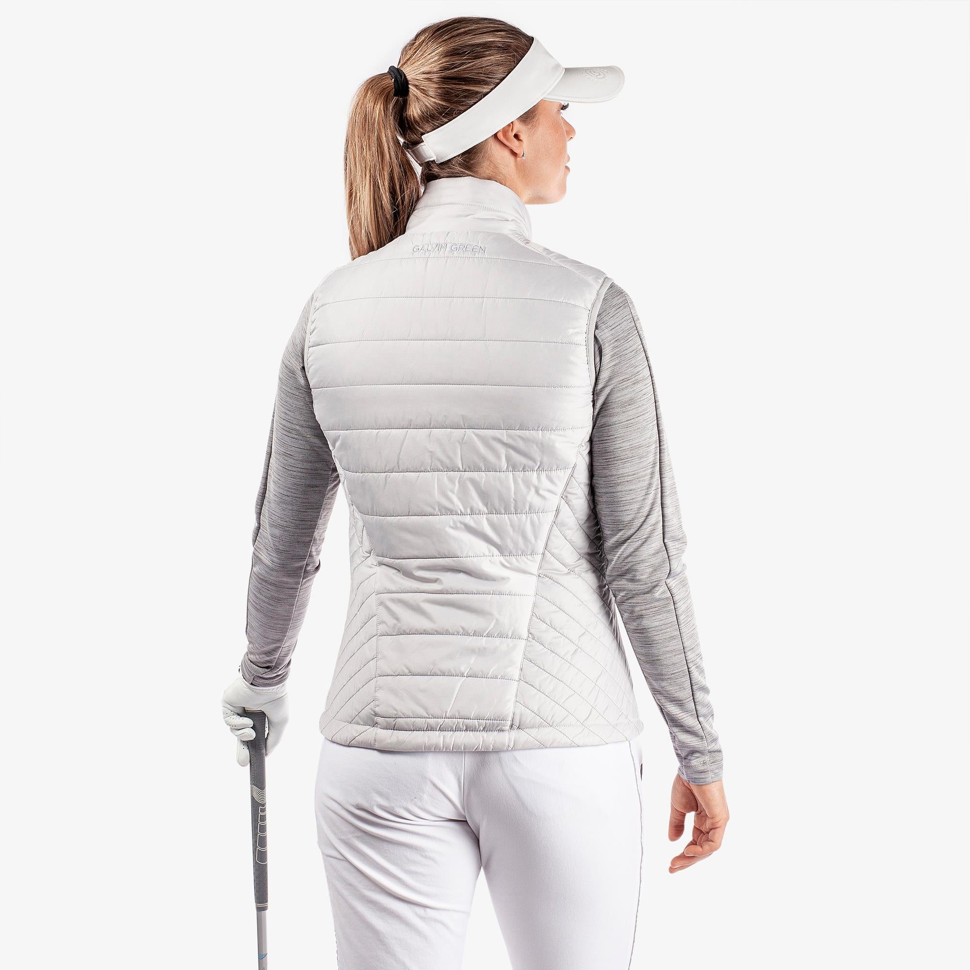 Galvin Green Lene Interface-1 Ladies Golf Wind Stopper Gilet Cool Grey